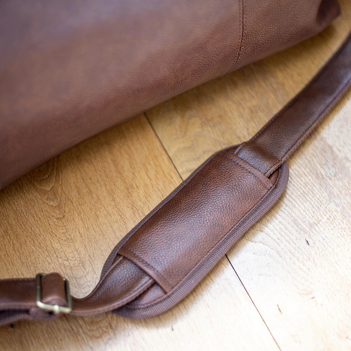 Personalised Vintage Nuhide Holdall in Brown