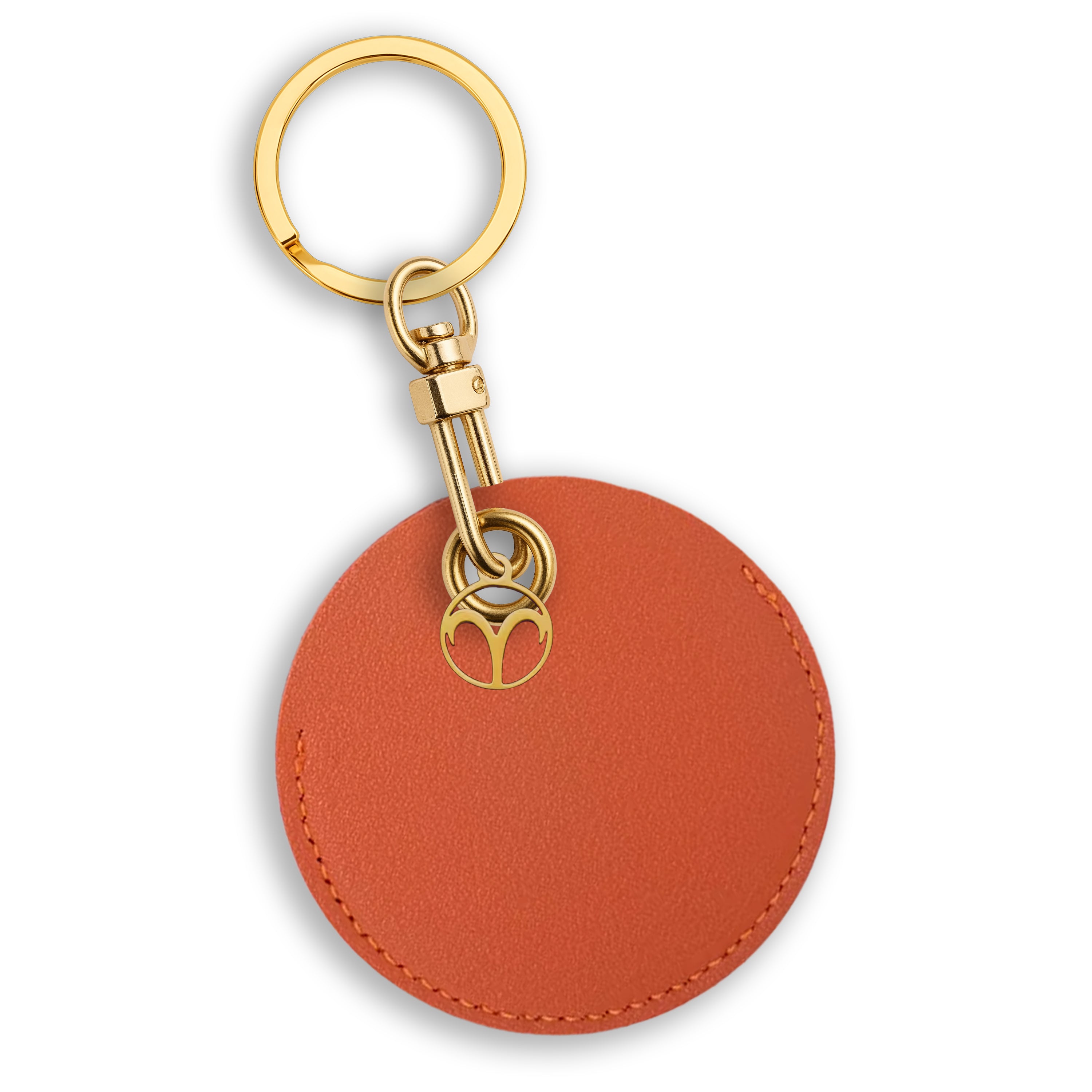 Personalised Vegan Leather Bag Accessory with Zodiac Charm
