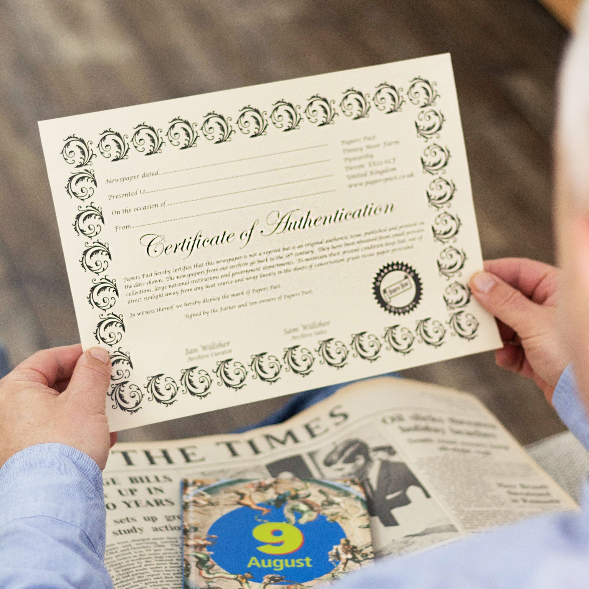 Original Newspaper From The Day You Were Born