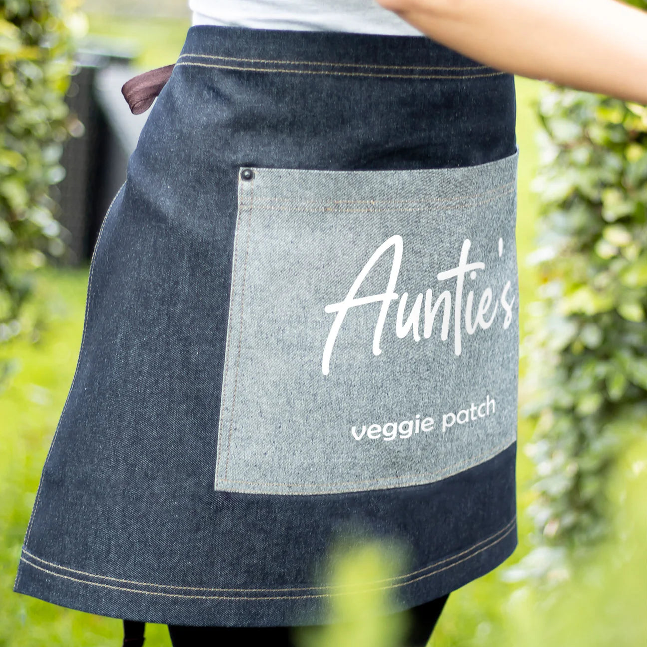 Personalised Denim Garden Apron