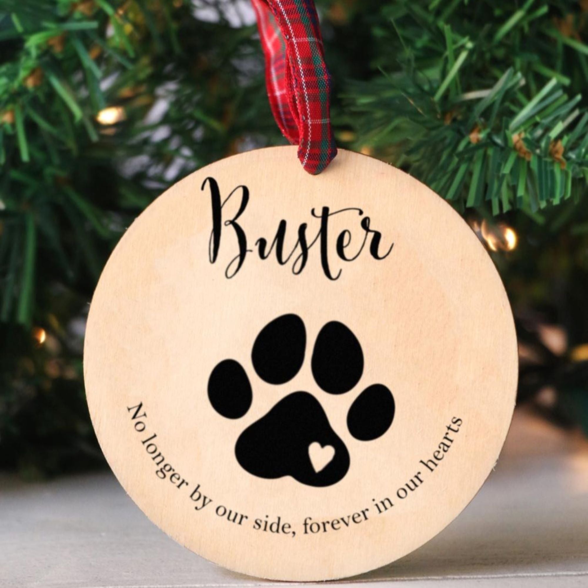 Personalised Pet Memorial Christmas Tree Ornament