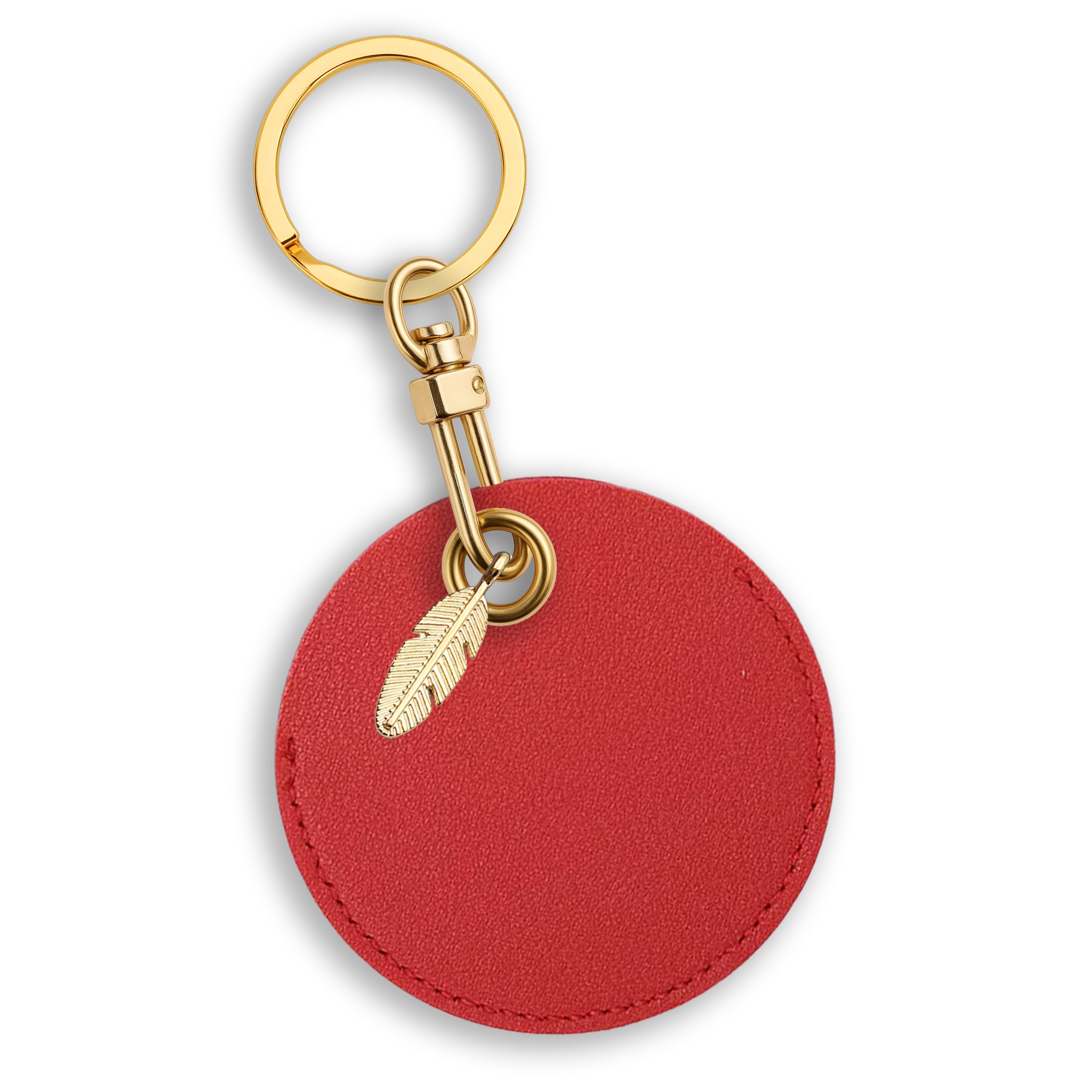 Personalised Vegan Leather Bag Accessory with Charm