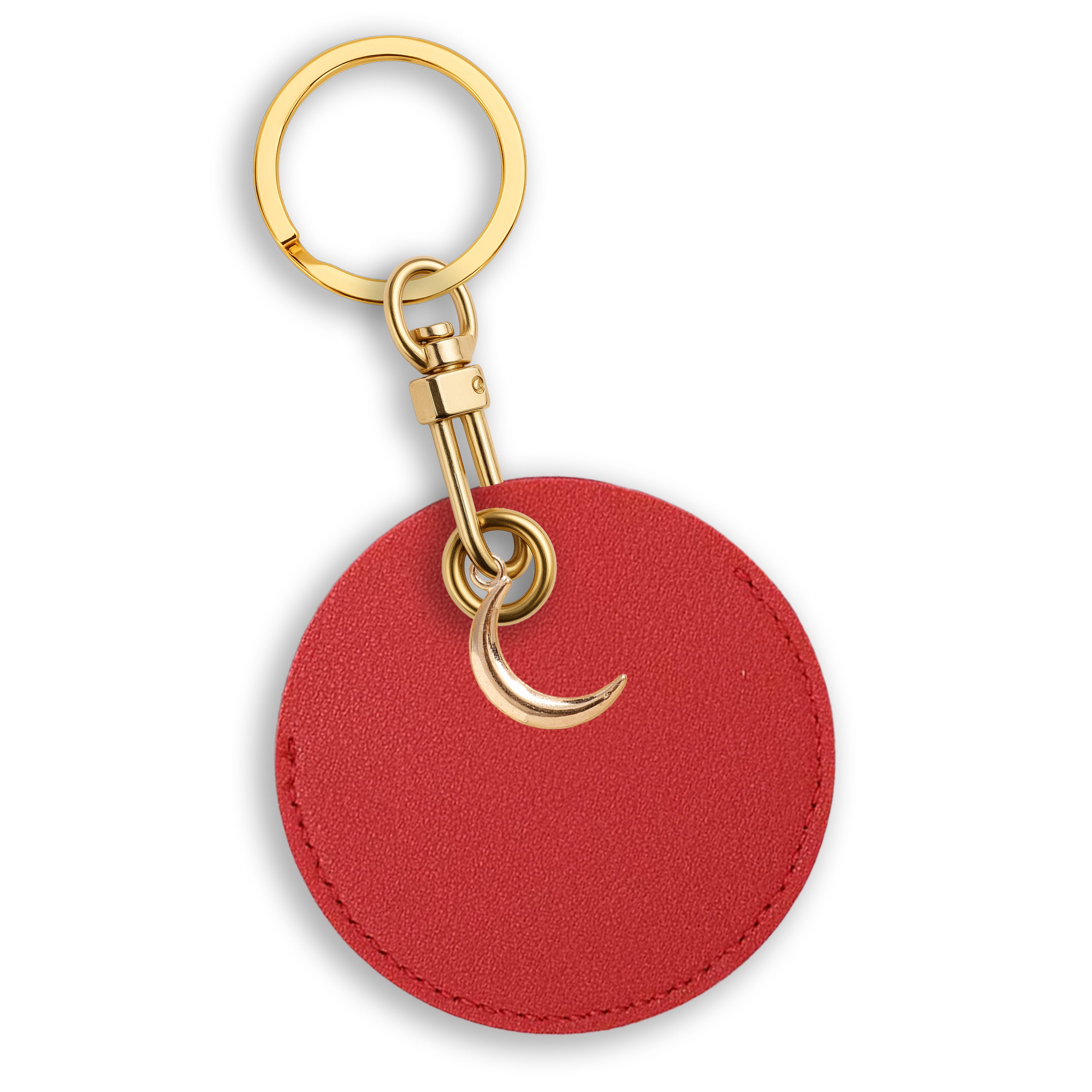 Personalised Vegan Leather Bag Accessory with Charm