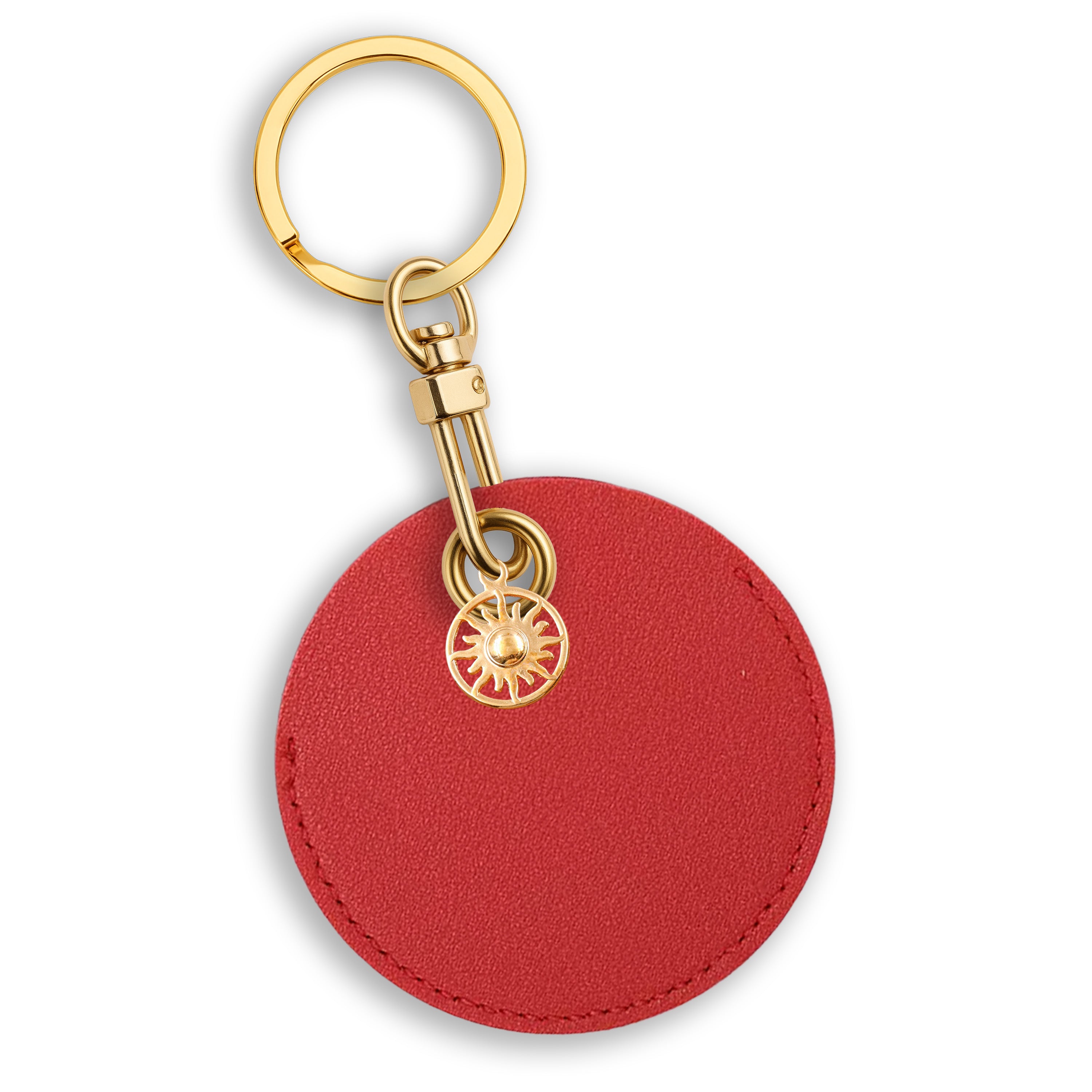 Personalised Vegan Leather Bag Accessory with Charm