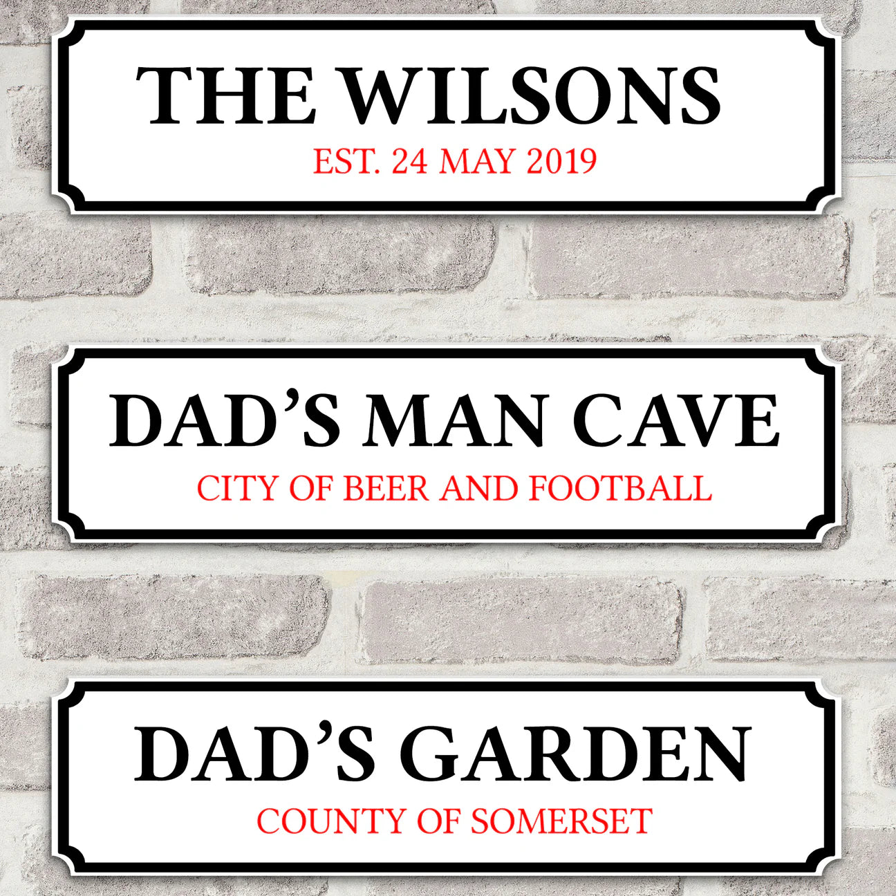 Personalised Road Sign