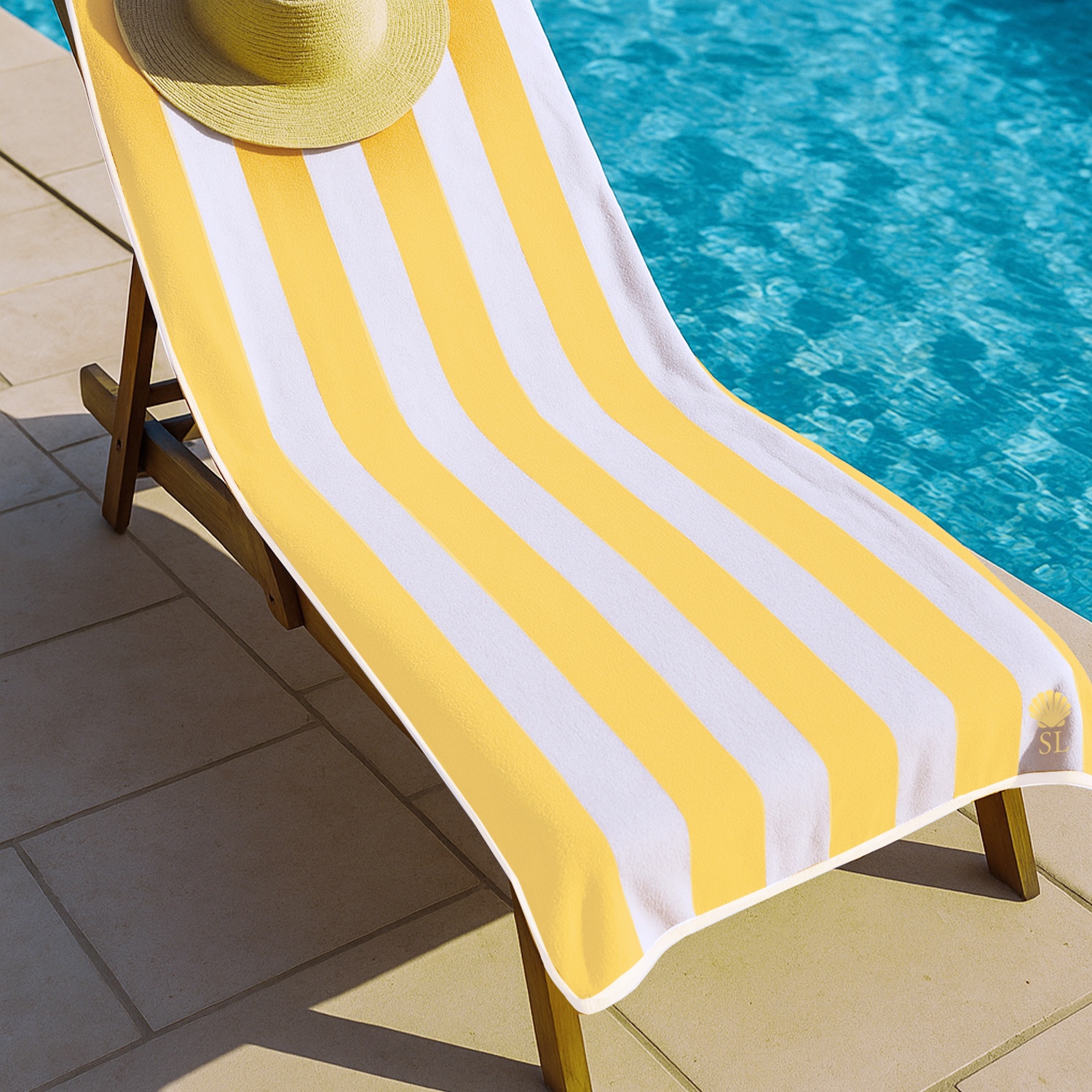 Personalised Embroidered Beach Towel