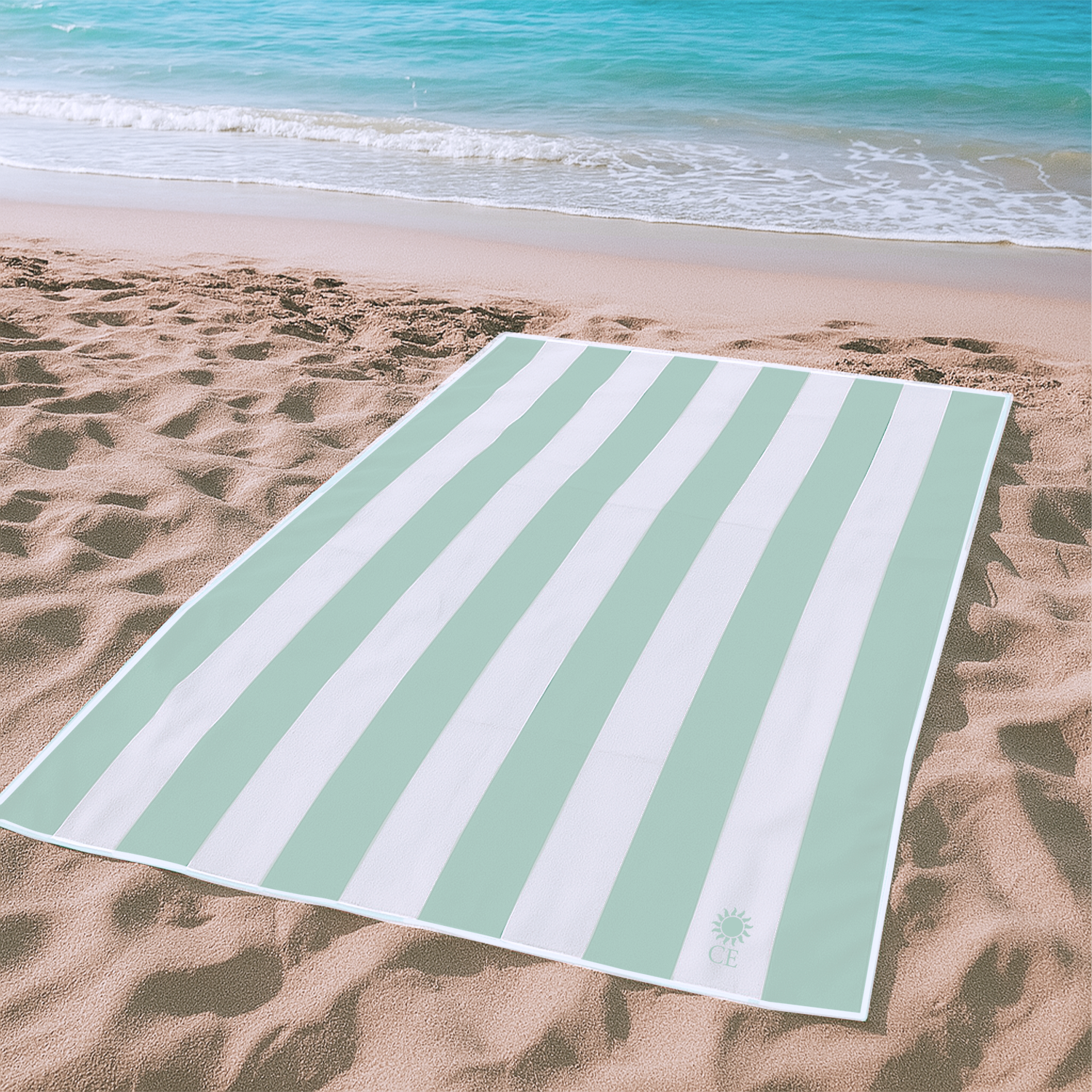 Personalised Embroidered Beach Towel