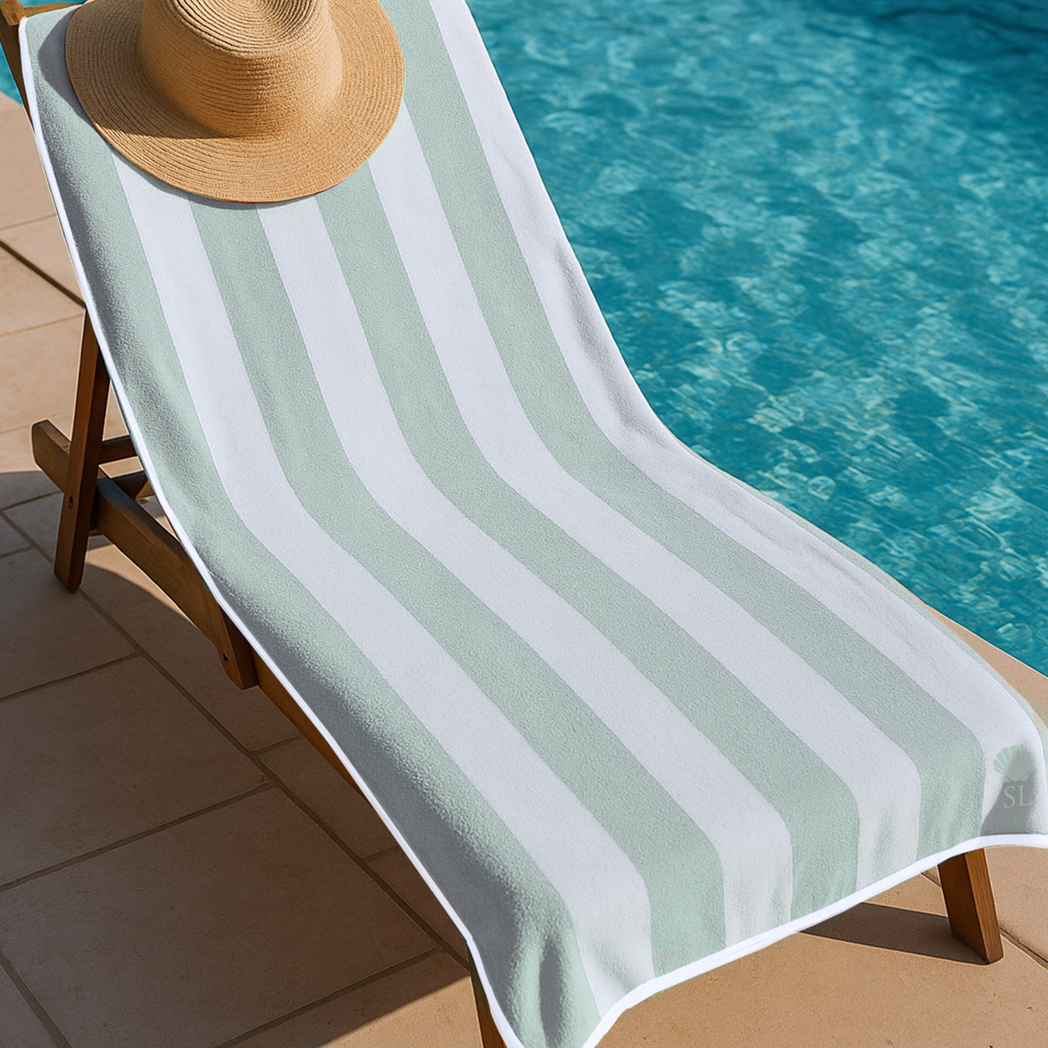 Personalised Embroidered Beach Towel