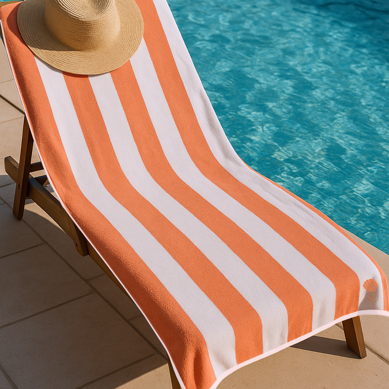 Personalised Embroidered Beach Towel