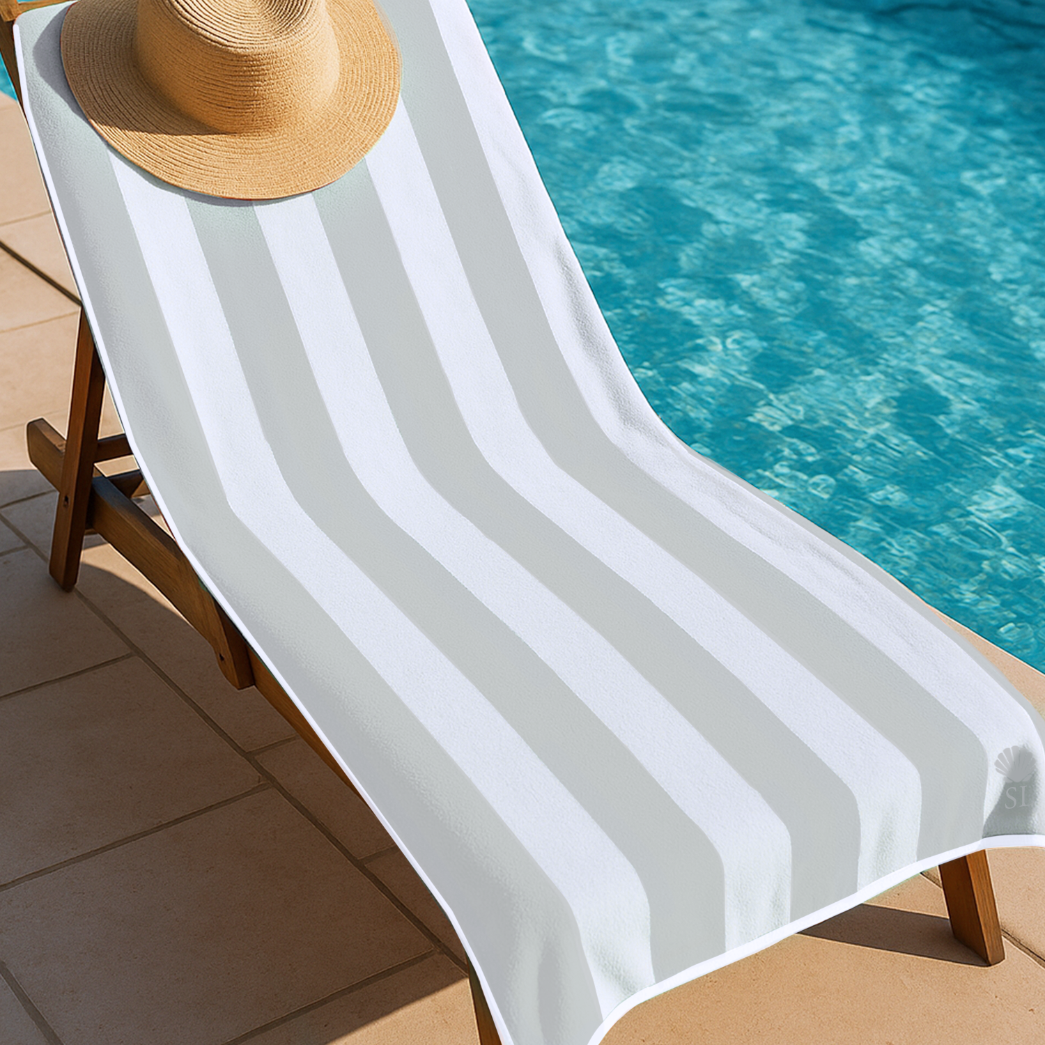 Personalised Embroidered Beach Towel