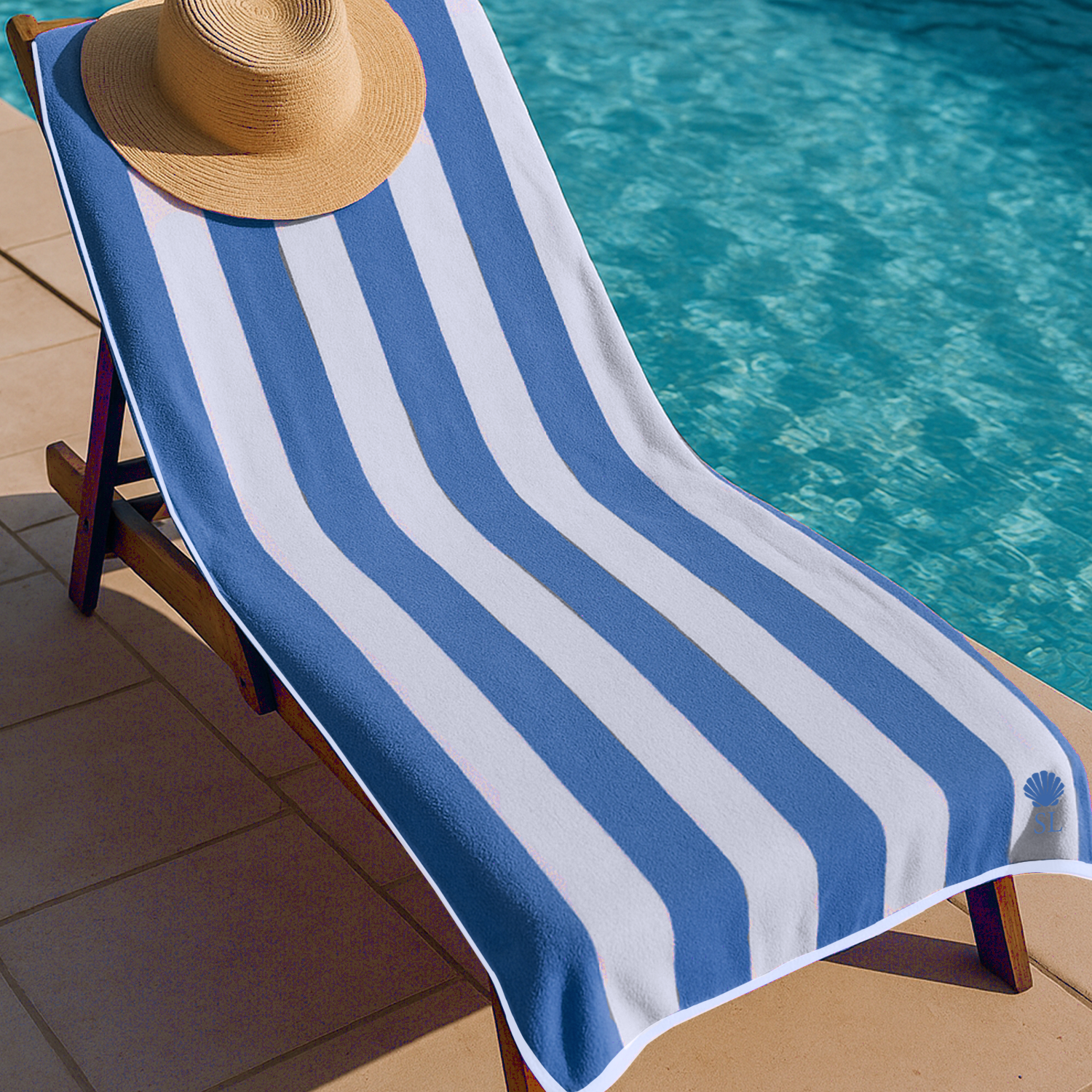 Personalised Embroidered Beach Towel