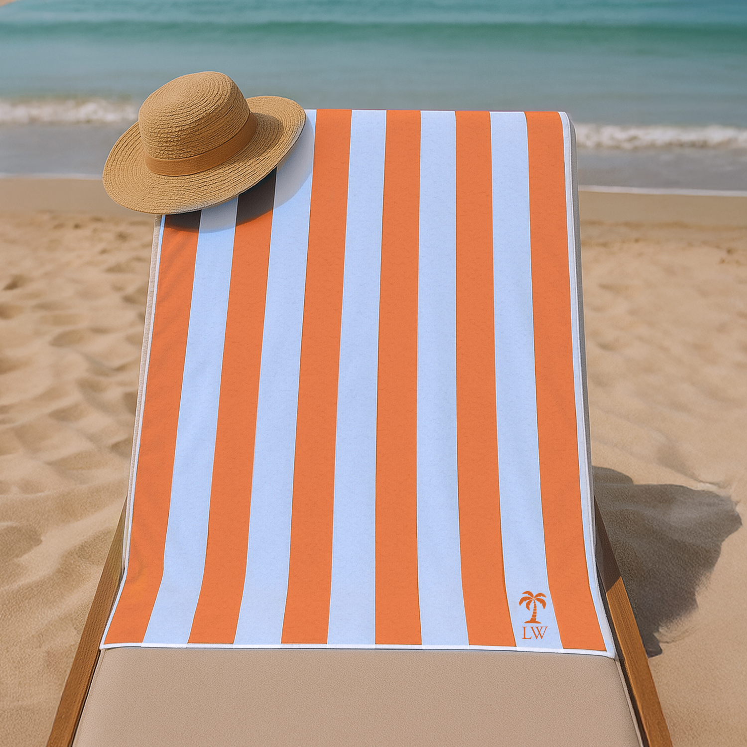 Personalised Embroidered Beach Towel