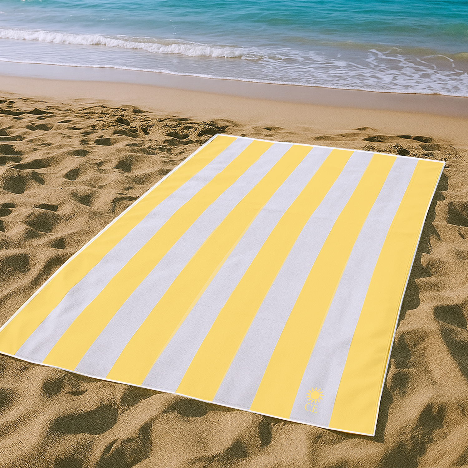 Personalised Embroidered Beach Towel