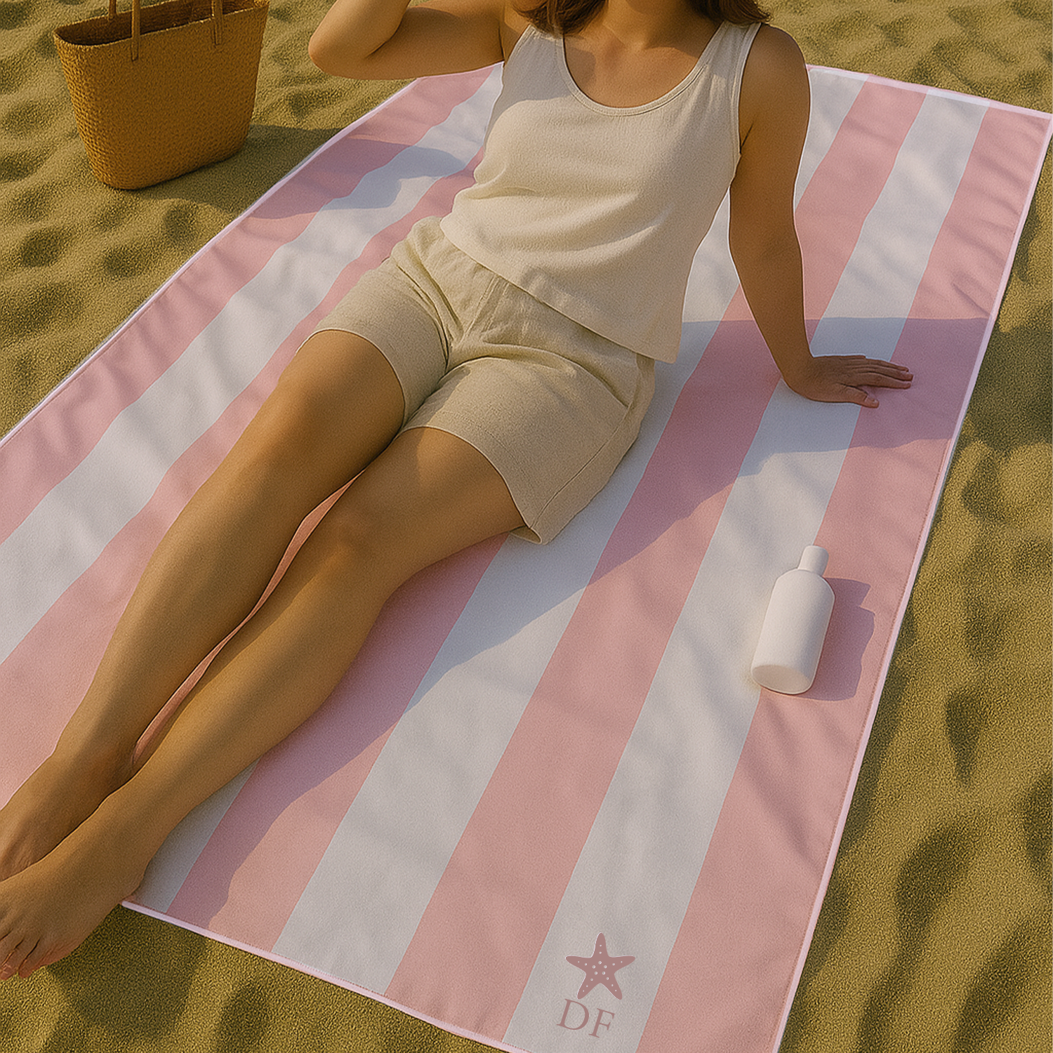 Personalised Embroidered Beach Towel