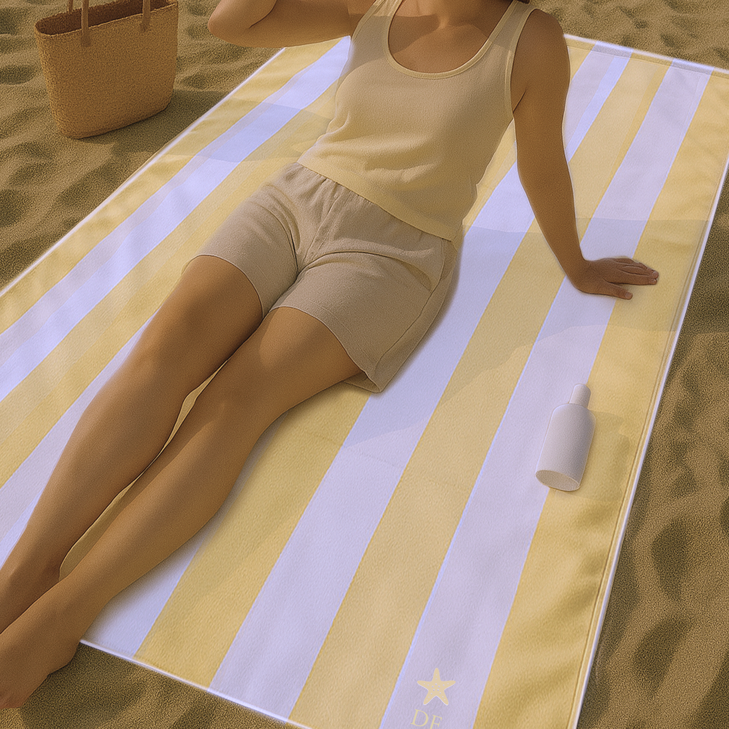 Personalised Embroidered Beach Towel