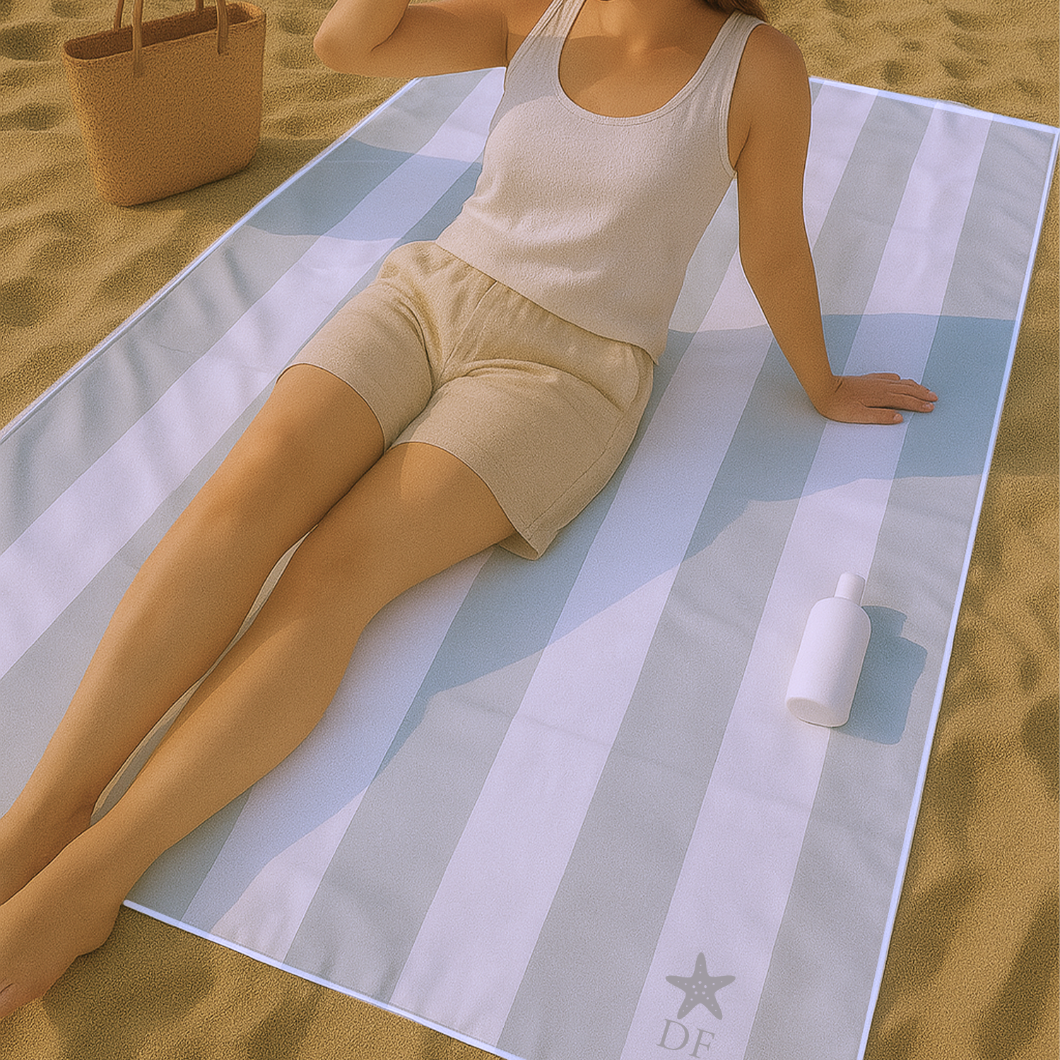 Personalised Embroidered Beach Towel