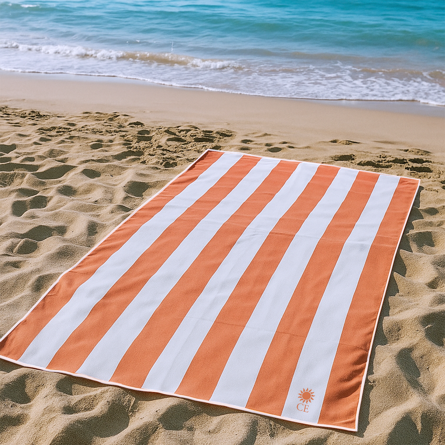 Personalised Embroidered Beach Towel