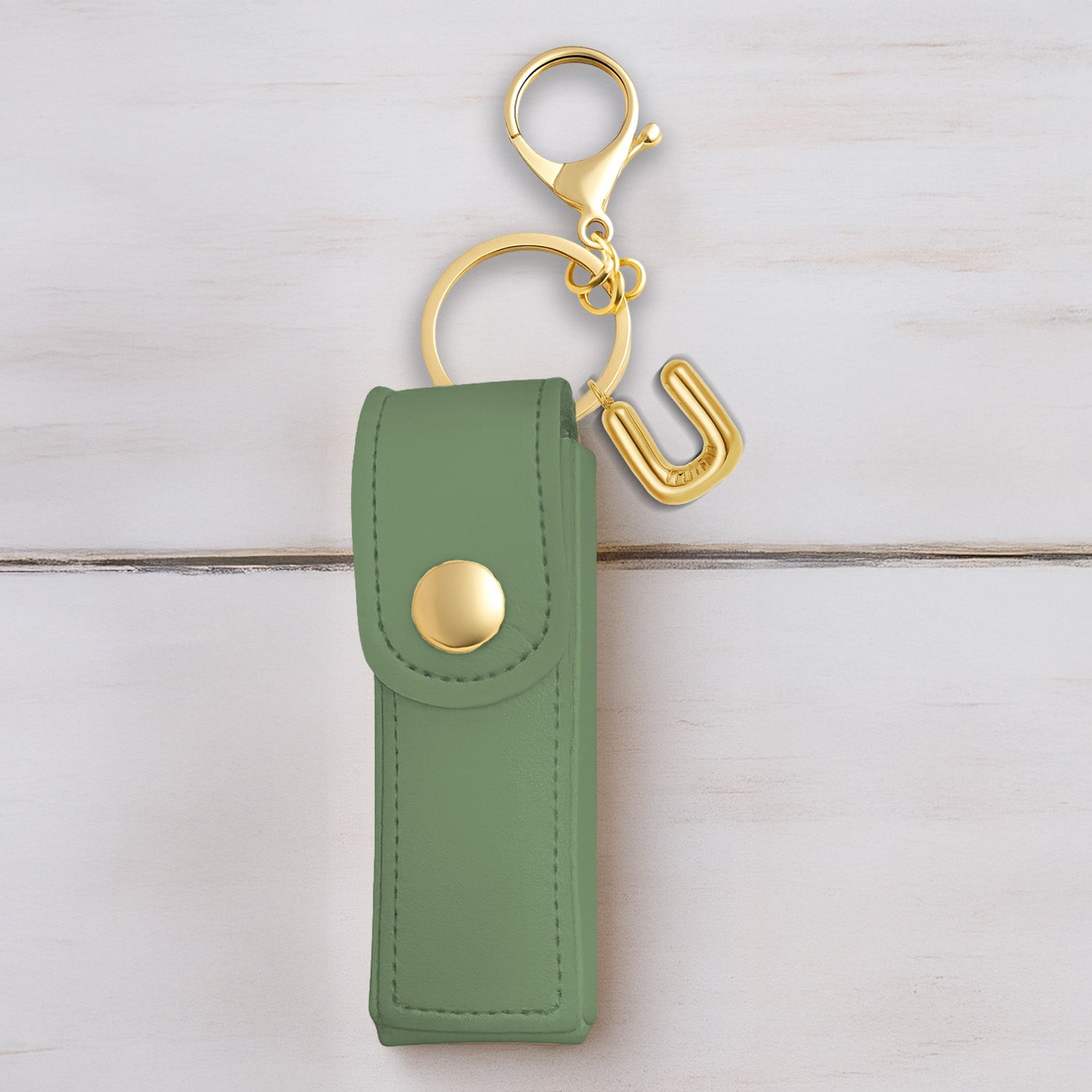 Personalised Vegan Leather Lipstick Case