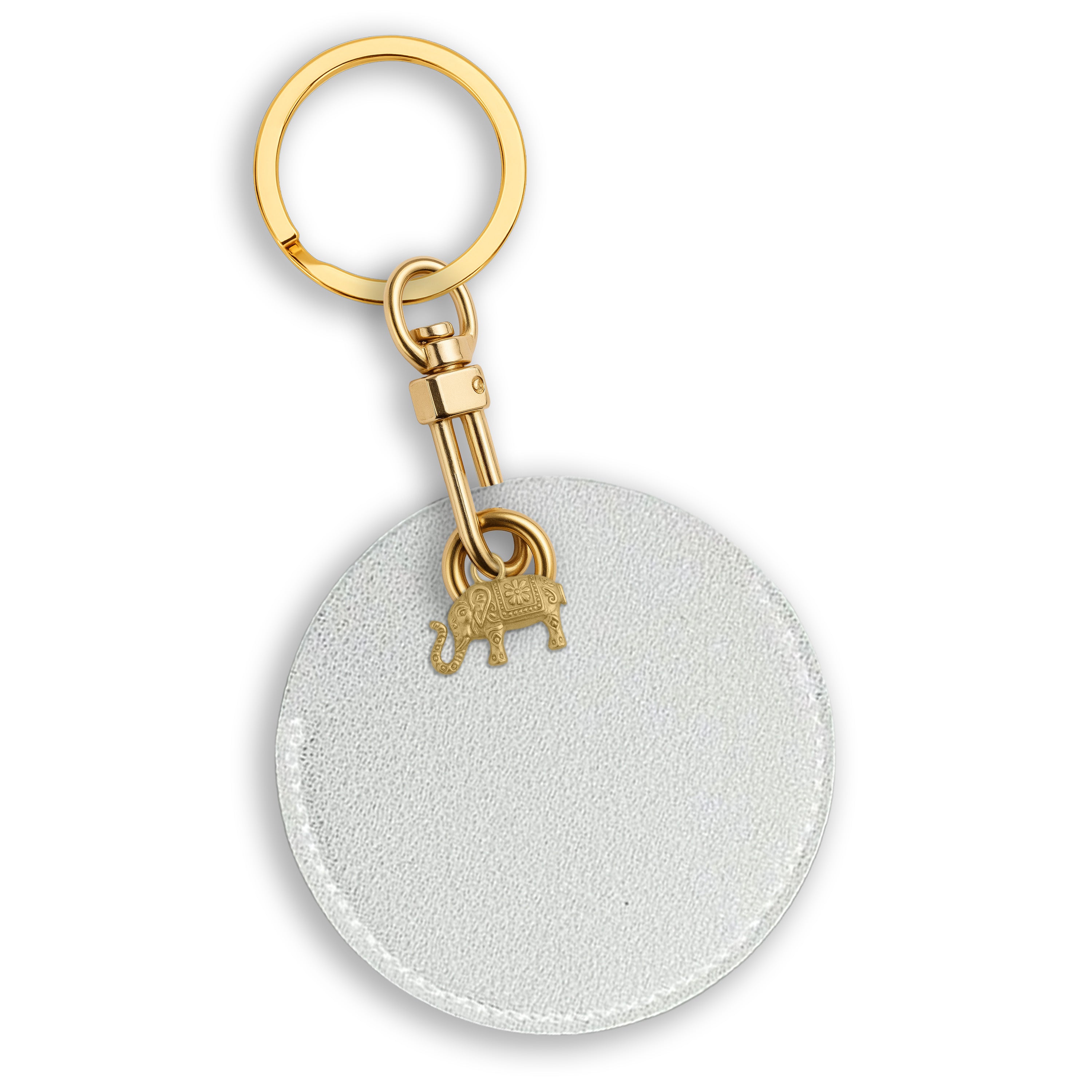 Personalised Vegan Leather Bag Accessory with Charm