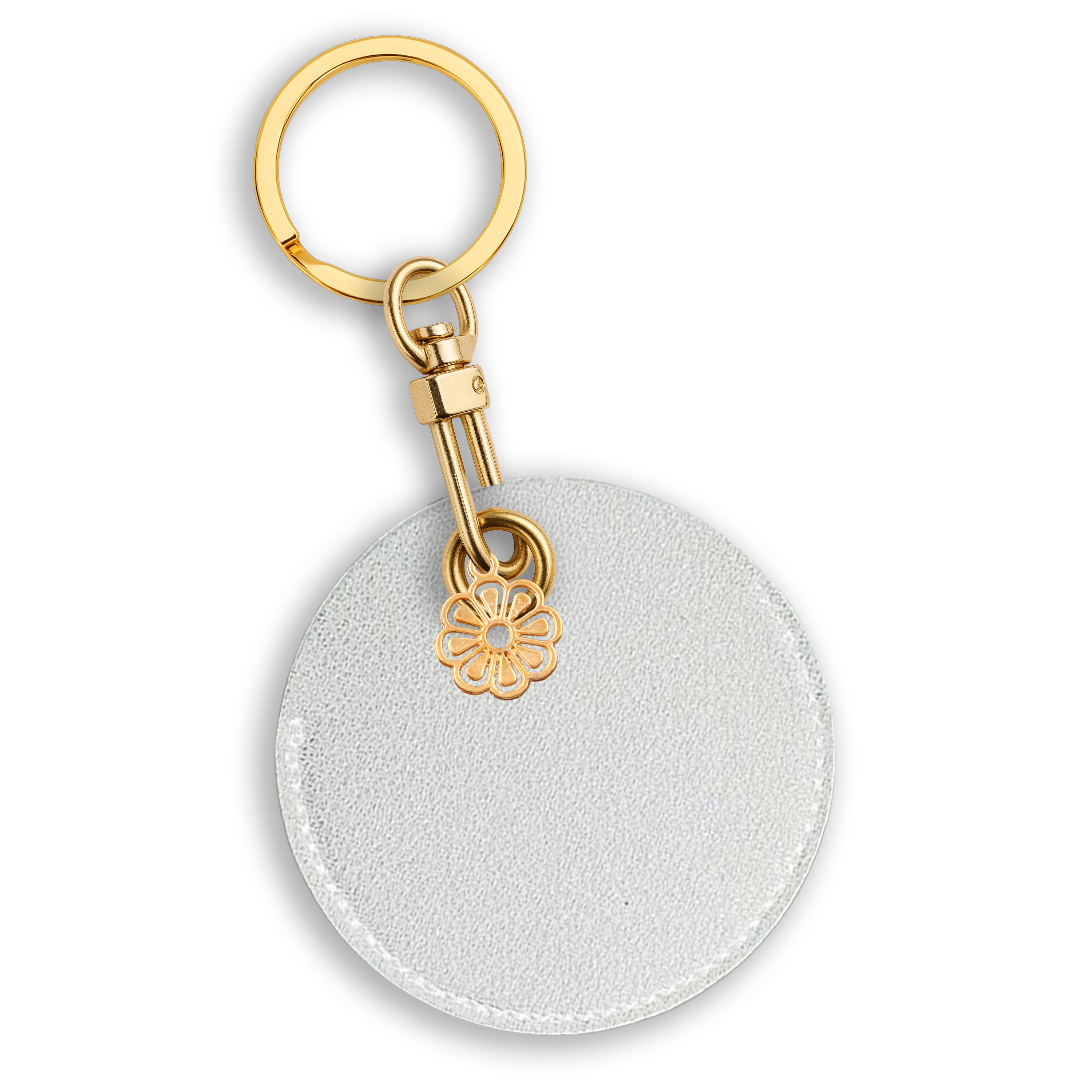 Personalised Vegan Leather Bag Accessory with Charm