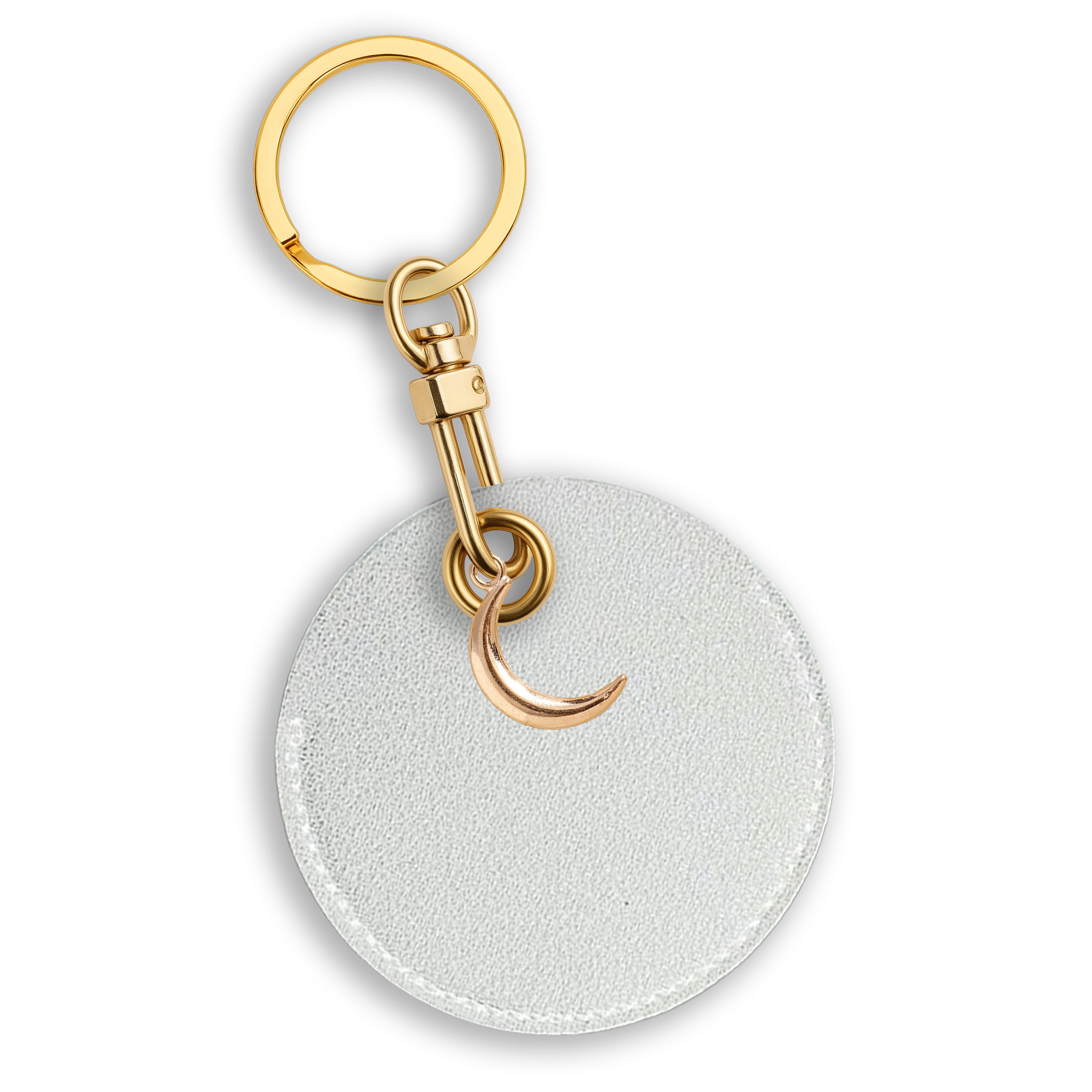 Personalised Vegan Leather Bag Accessory with Charm