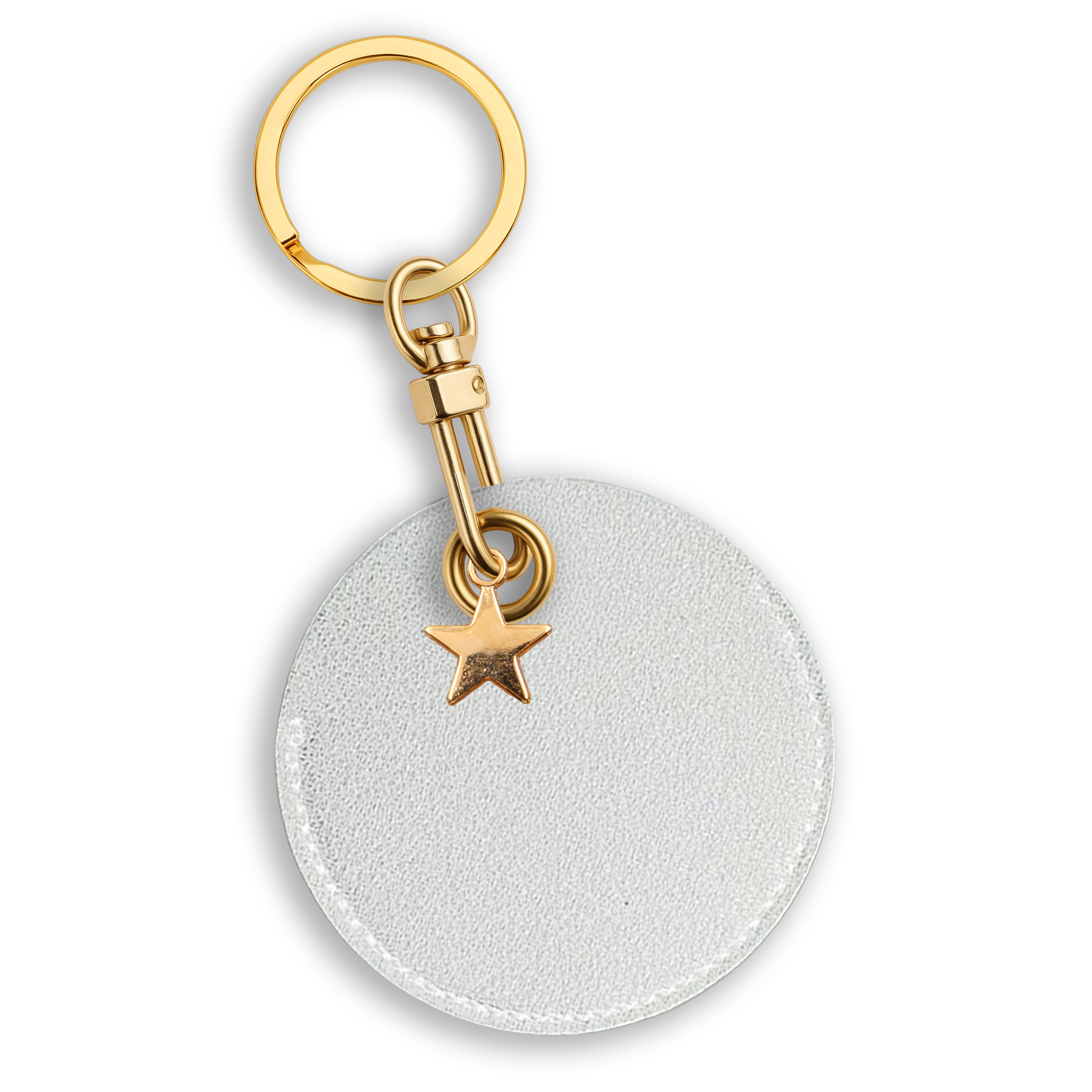 Personalised Vegan Leather Bag Accessory with Charm