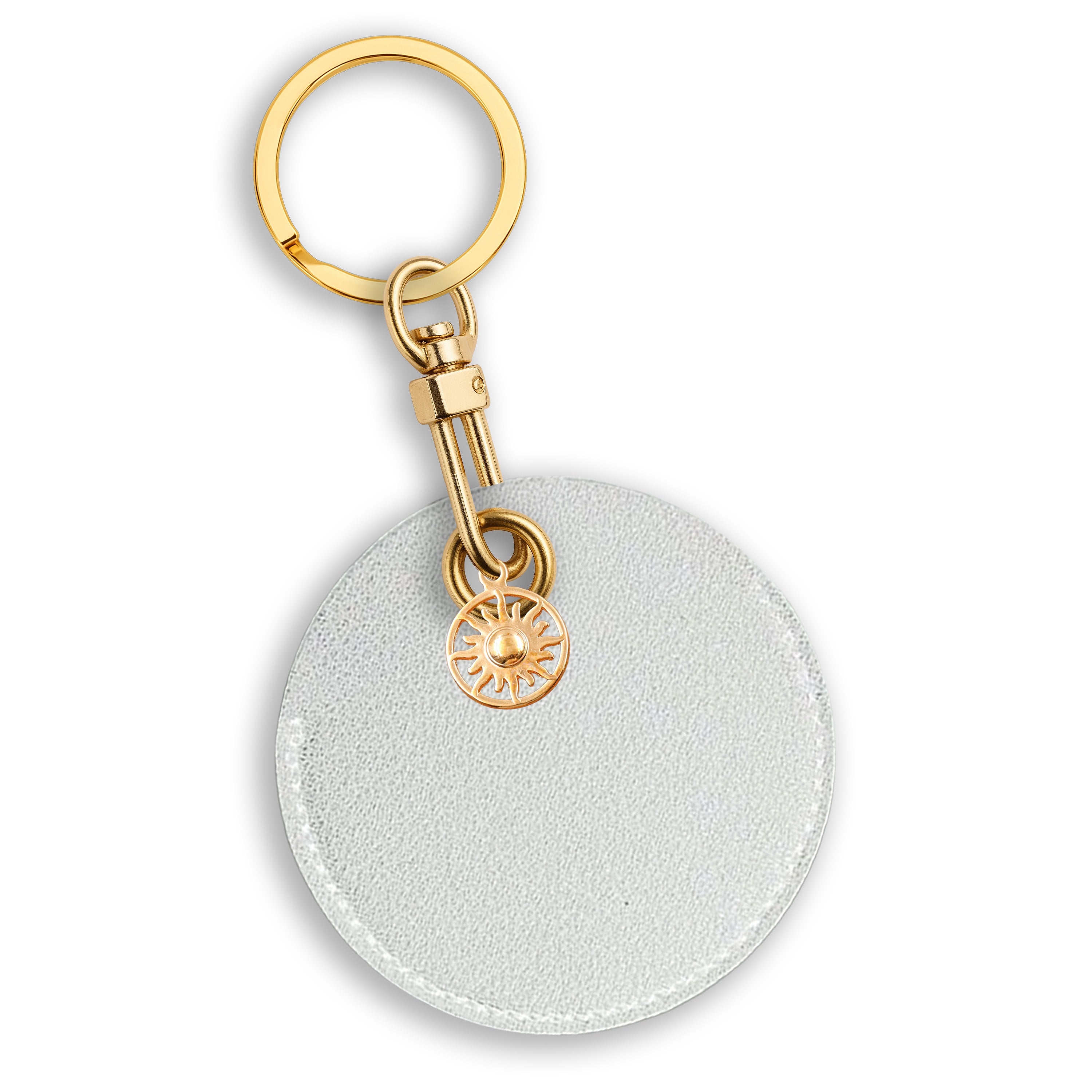 Personalised Vegan Leather Bag Accessory with Charm