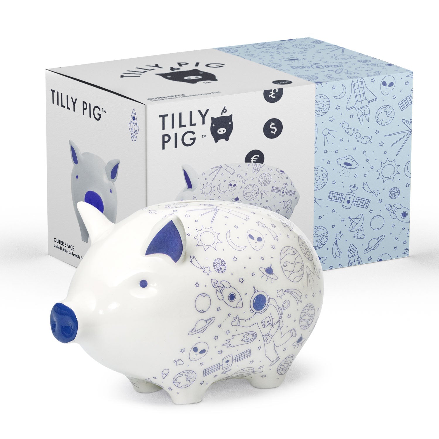 Tilly Pig - Outer Space Piggy Bank