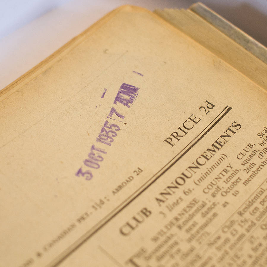 Original Newspaper From The Day You Were Born
