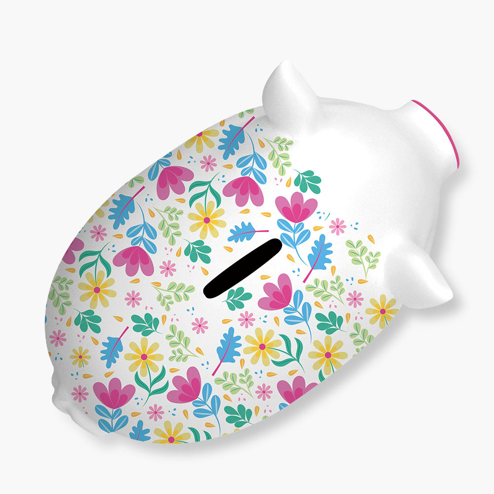 Flower Power Piggy Bank