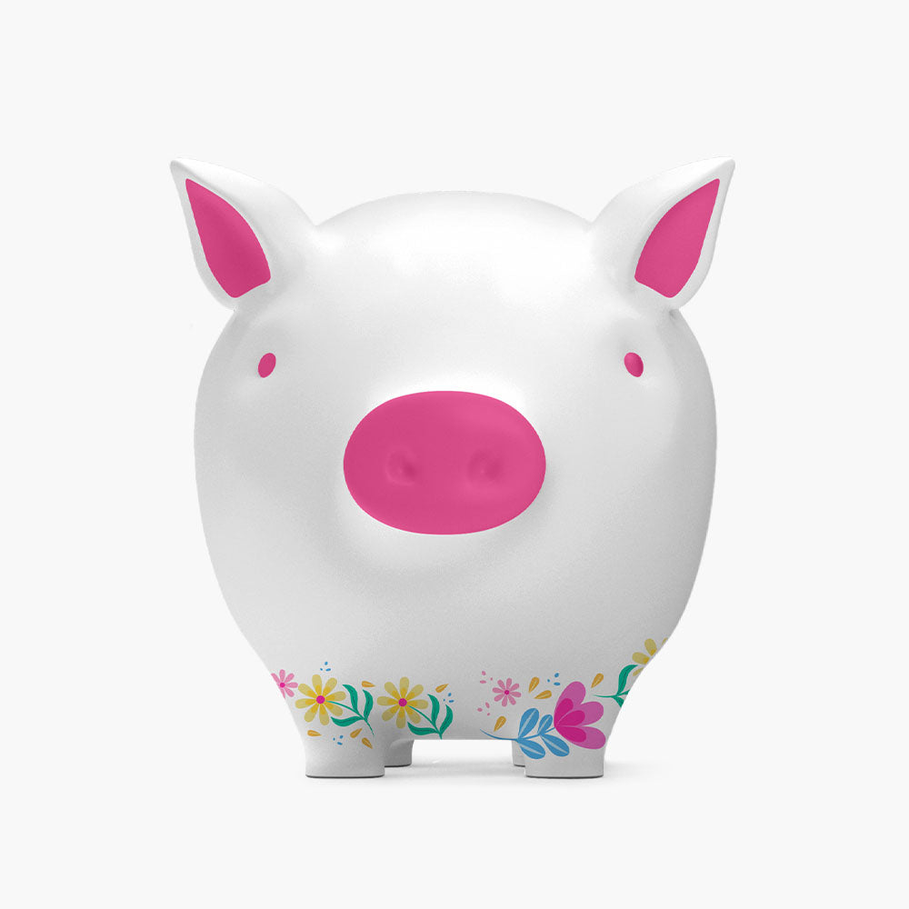 Flower Power Piggy Bank