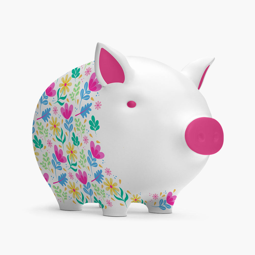 Flower Power Piggy Bank