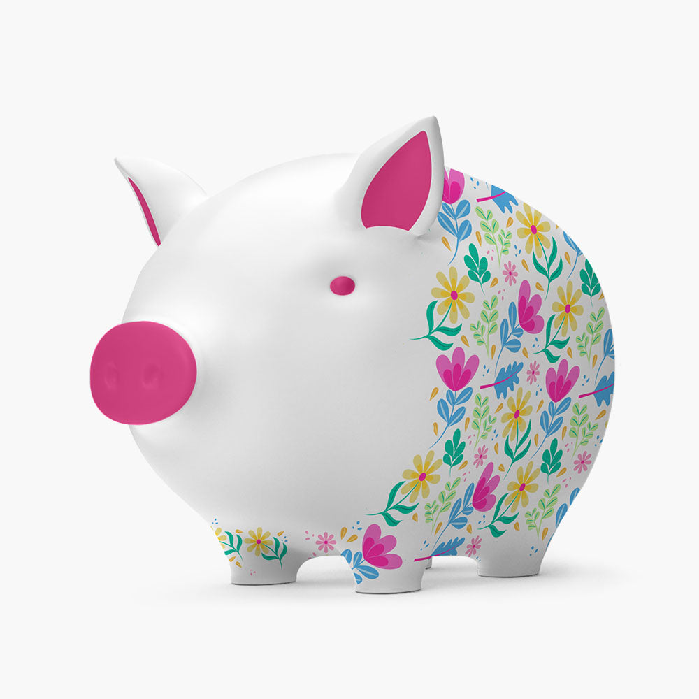 Flower Power Piggy Bank