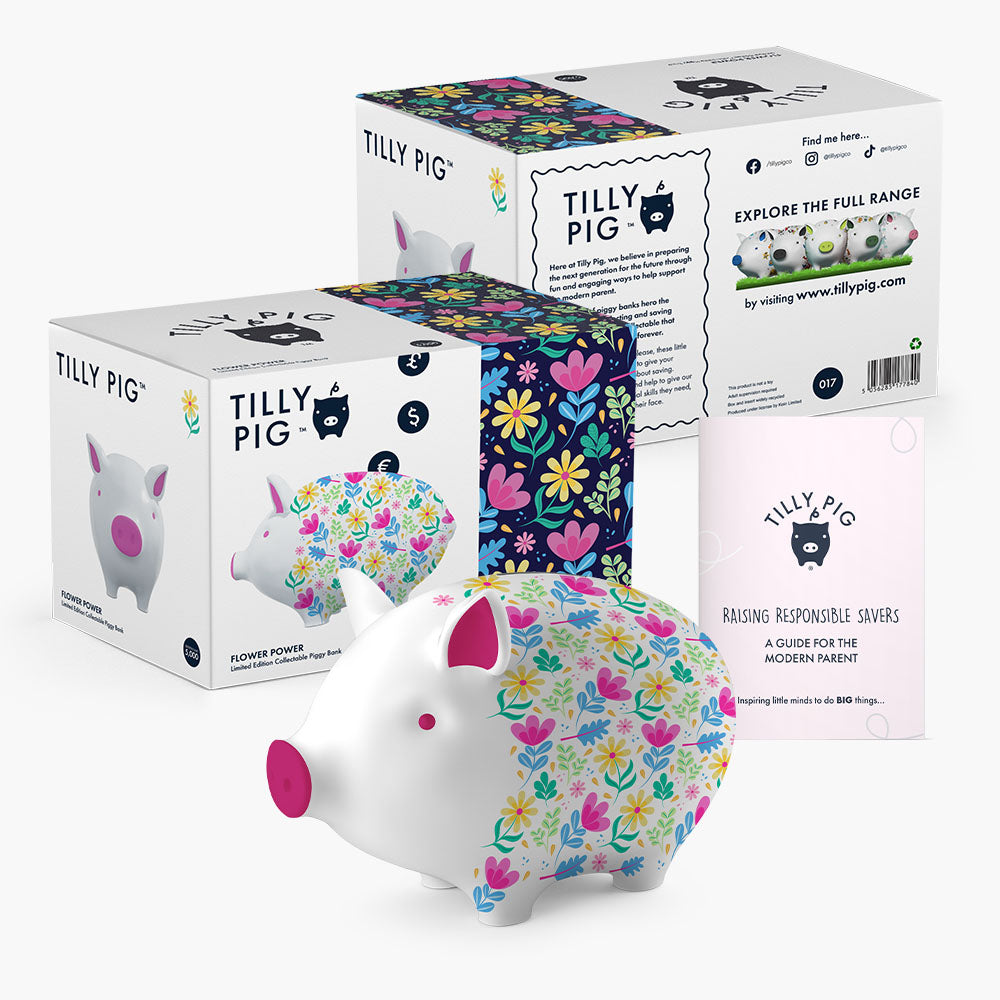Flower Power Piggy Bank