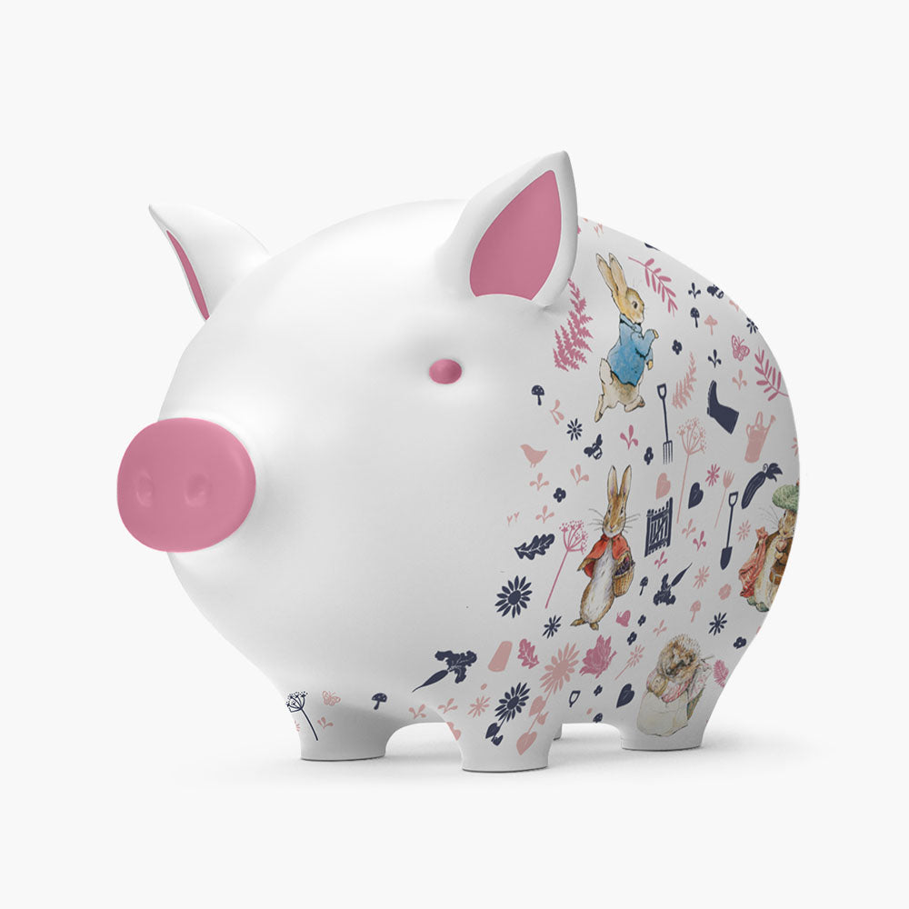 Tilly Pig Peter Rabbit and Friends Pink Piggy Bank