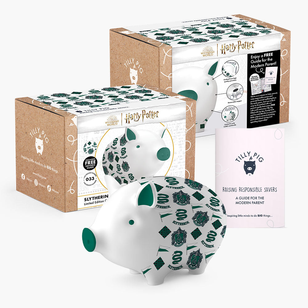 Harry Potter Slytherin Piggy Bank