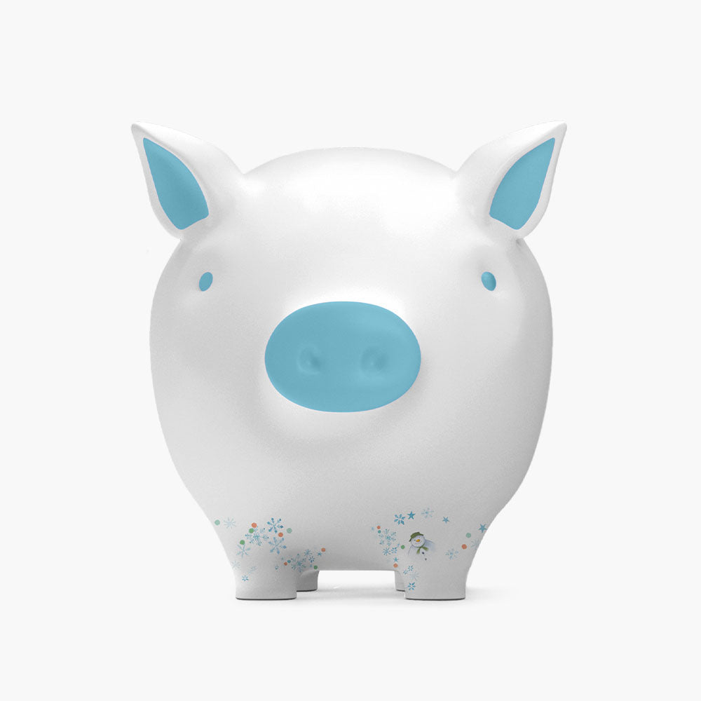 Tilly Pig The Snowman Piggy Bank