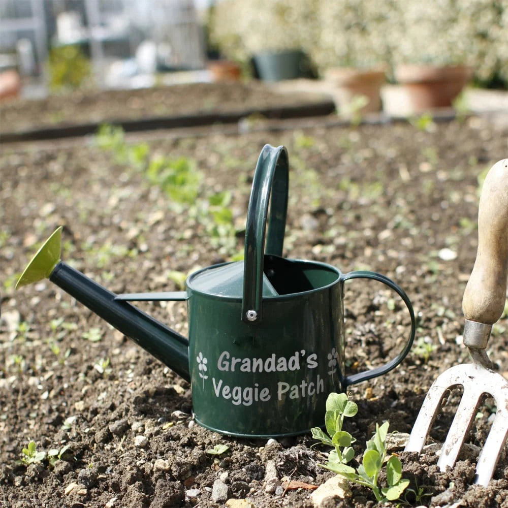 Personalised Green Watering Can