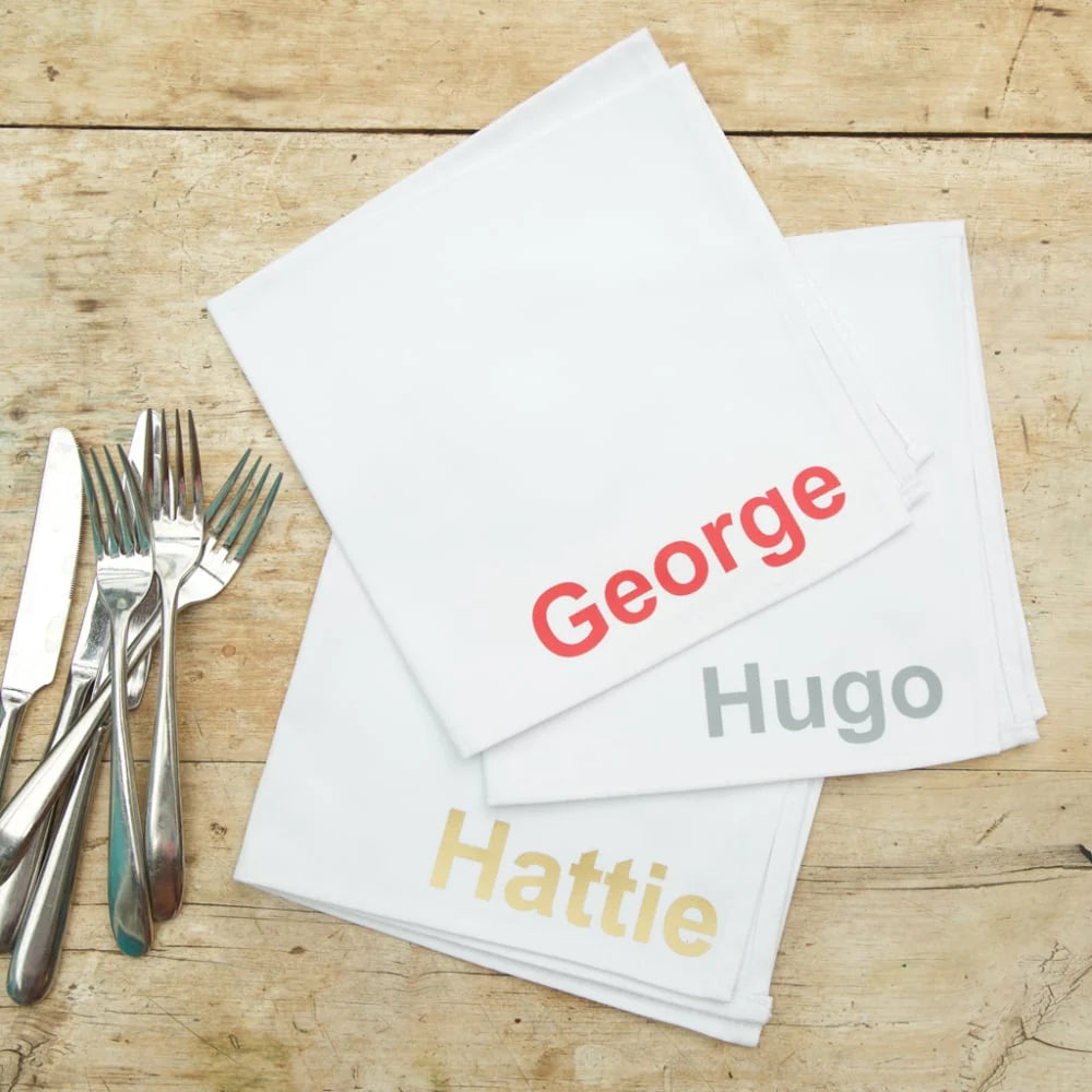 Personalised Cotton Napkin