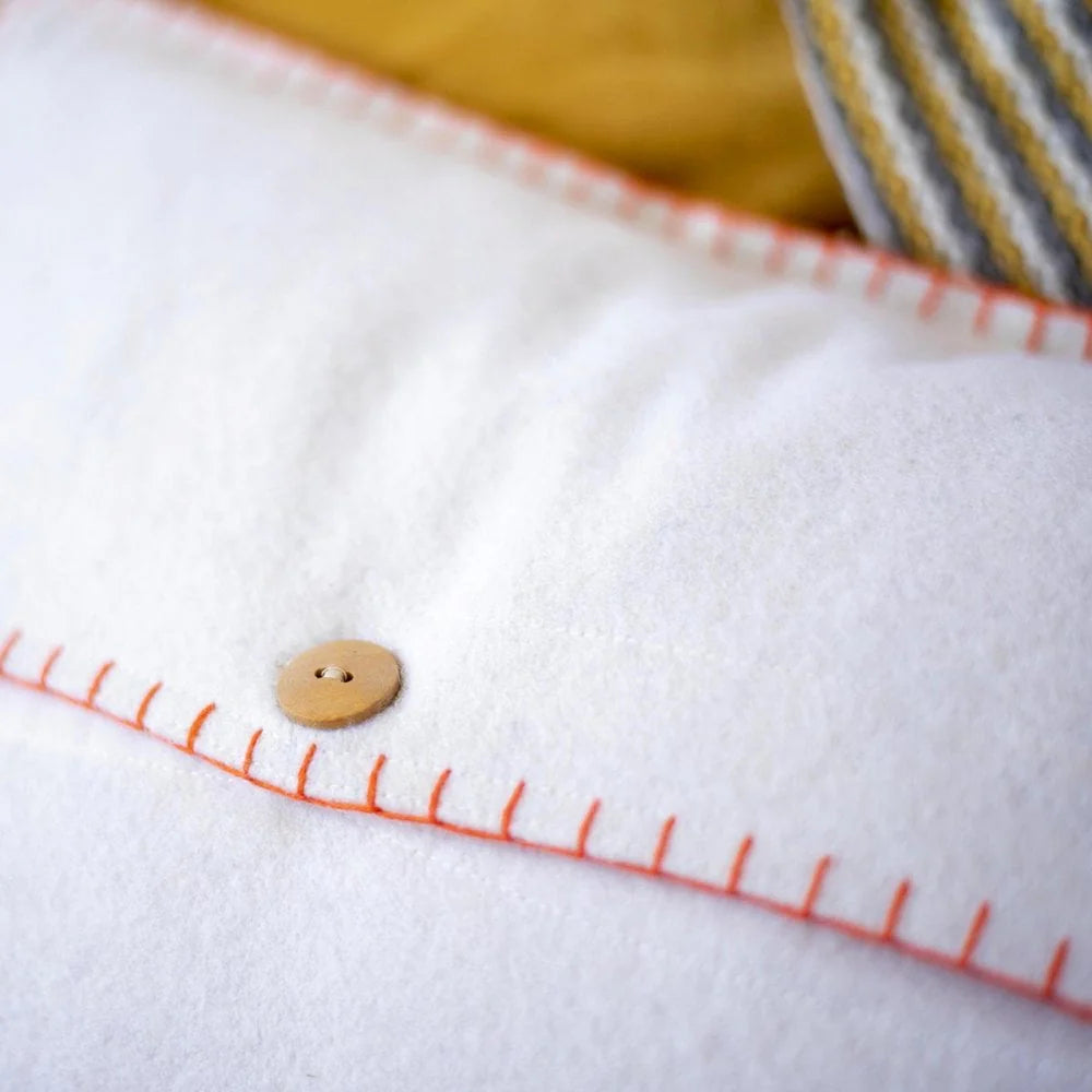 Personalised Hand Embroidered Sunshine Cushion