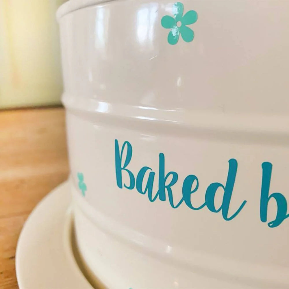 Personalised Cake Tin With Dome Lid