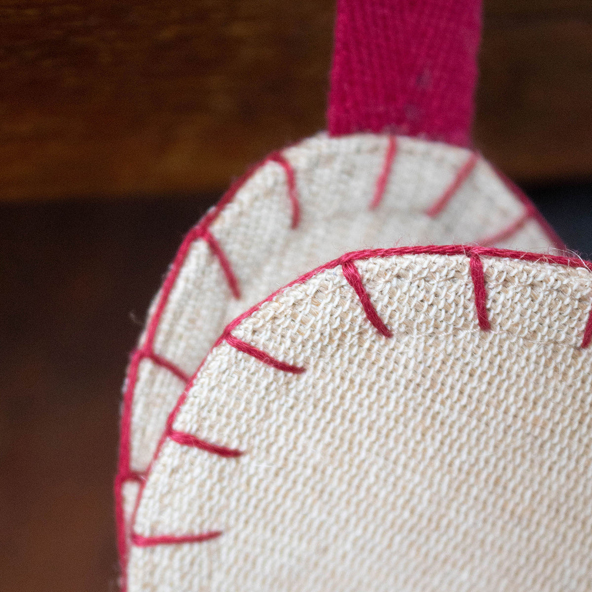 Personalised Jute Cat Christmas Stocking