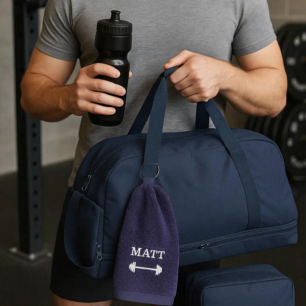 Embroidered Fathers Day Gym Gift Set