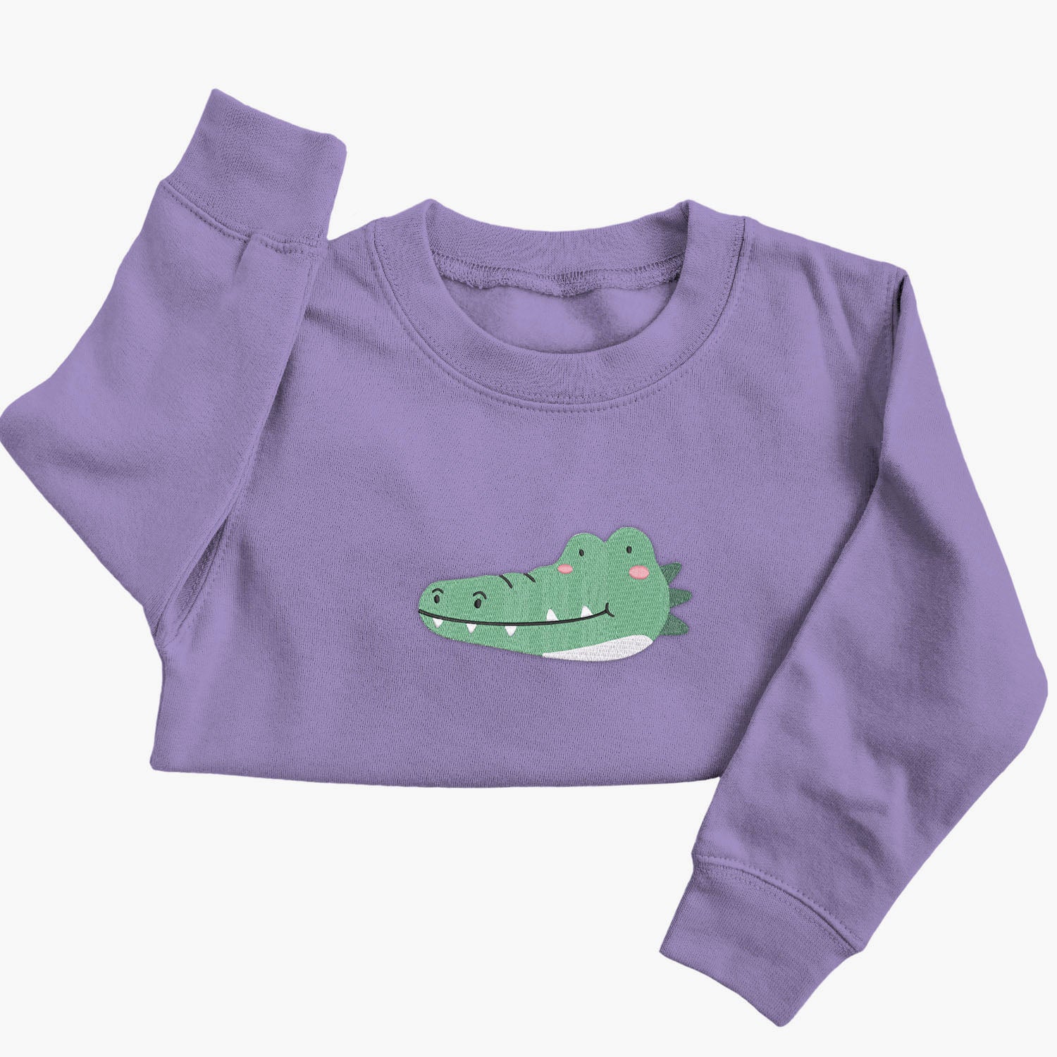 Personalised 'On The Wild Side' Embroidered Children's Crocodile Jumper