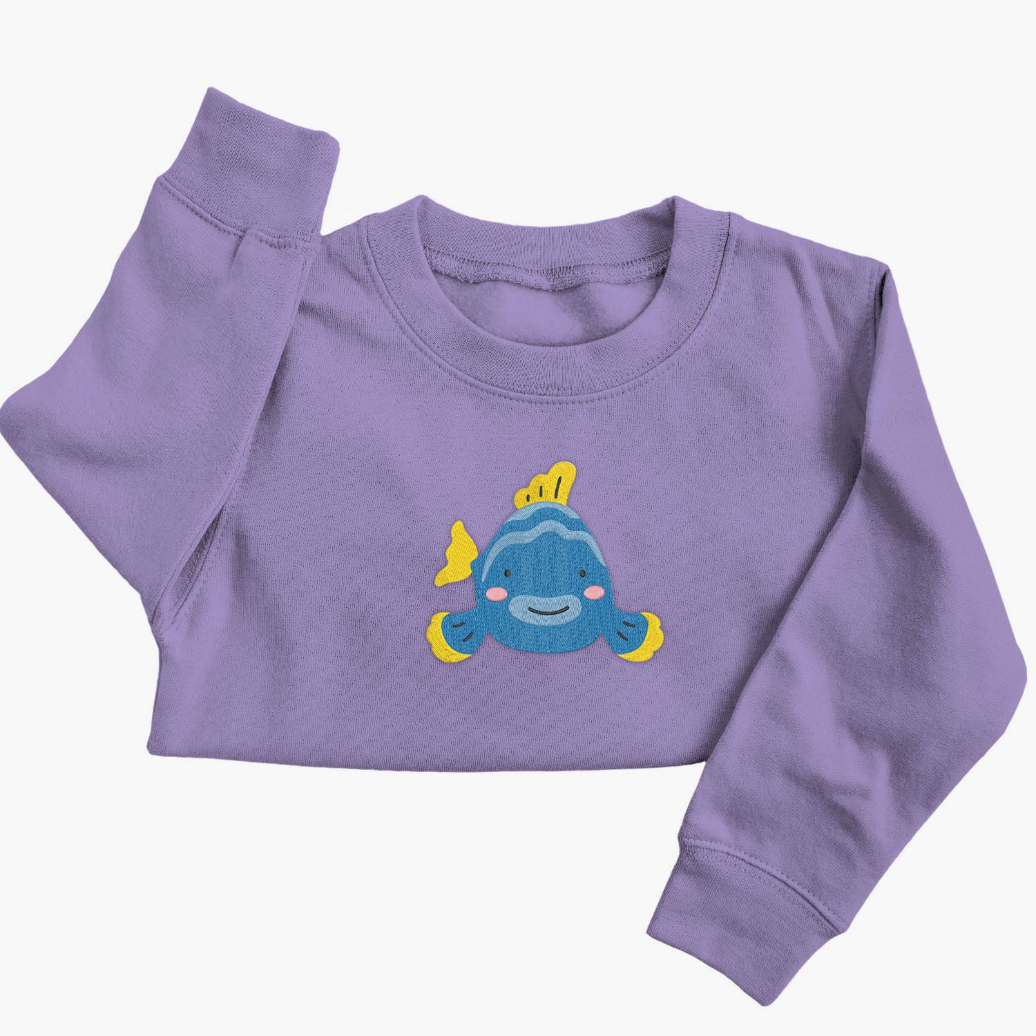 Personalised 'On The Wild Side' Embroidered Children's Fish Jumper