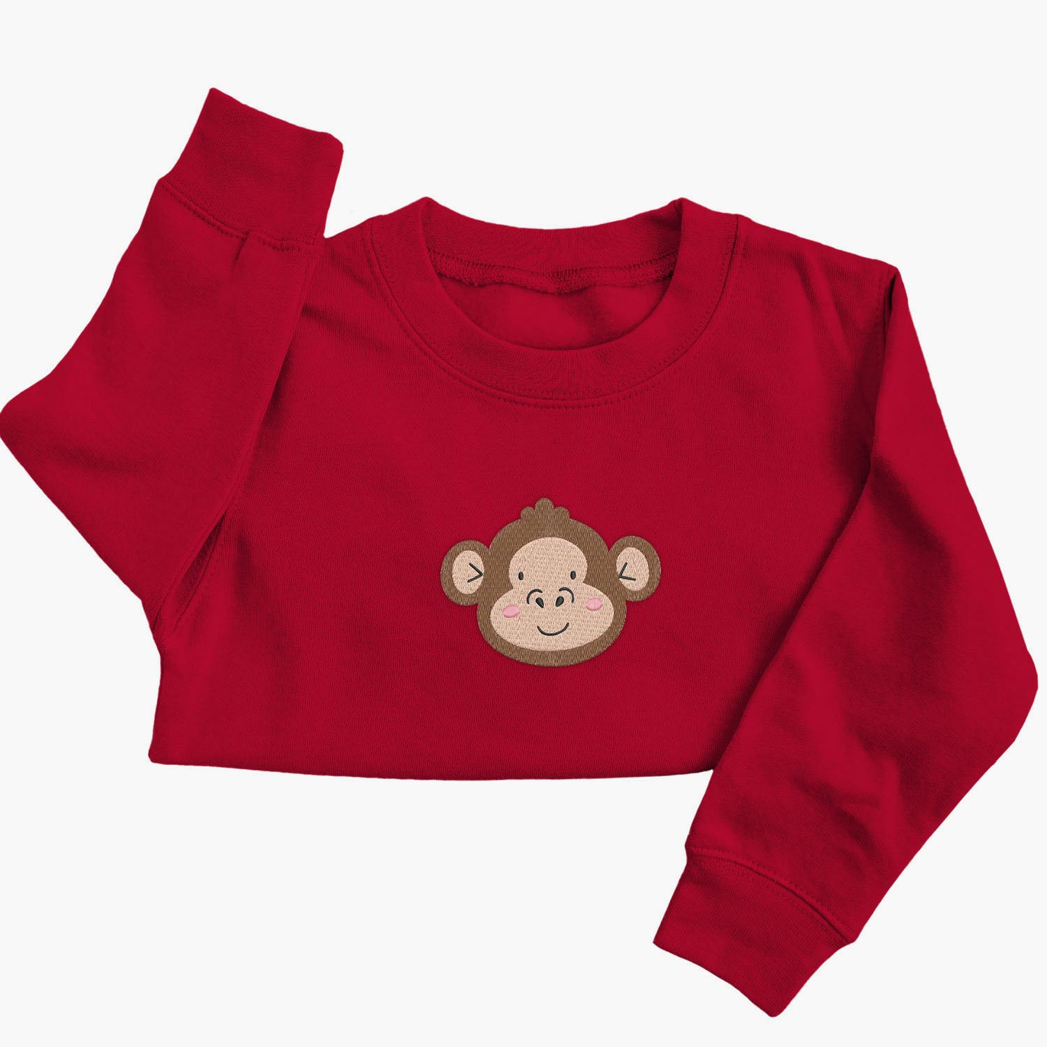 Personalised 'On The Wild Side' Embroidered Children's Monkey Jumper