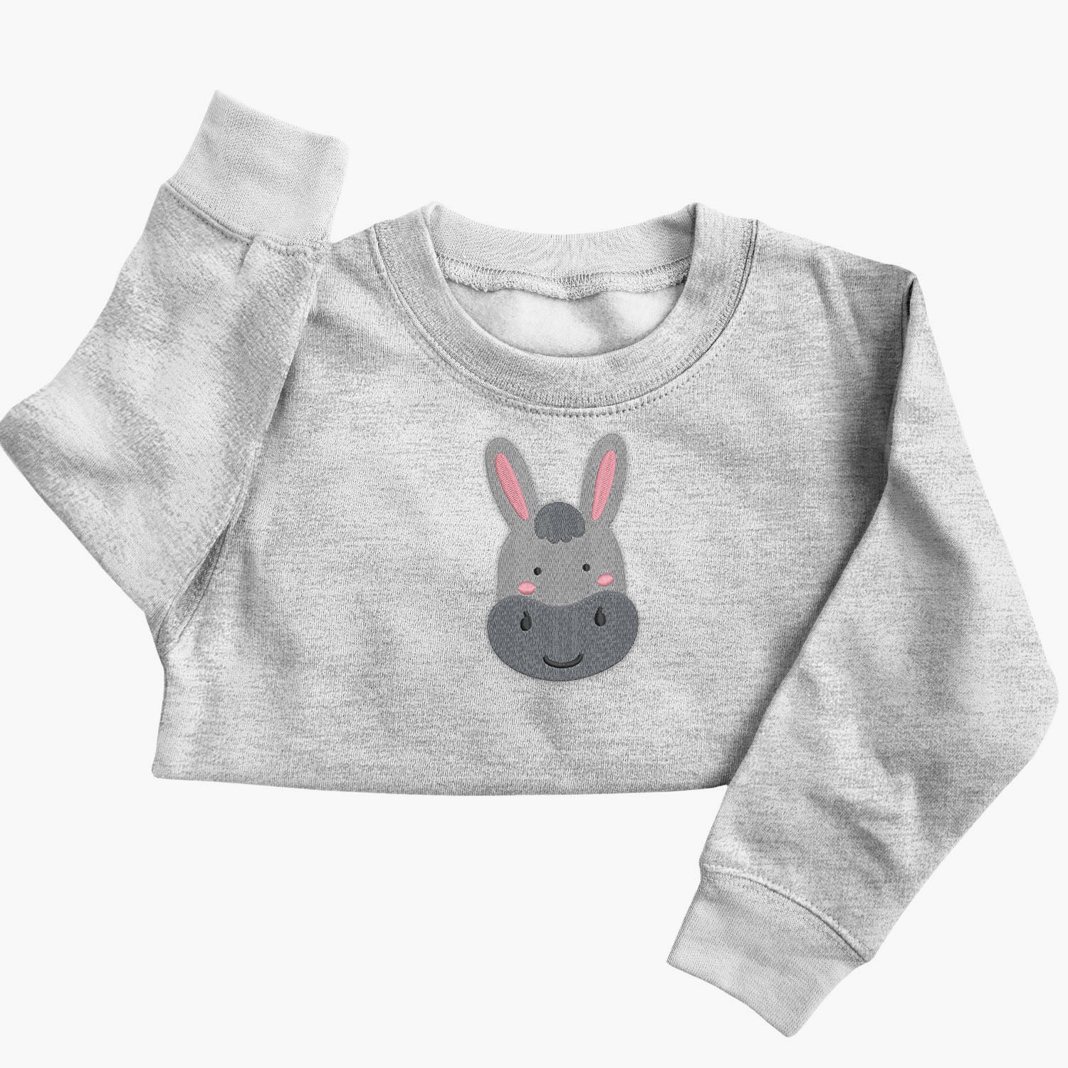 Personalised 'On The Wild Side' Embroidered Children's Donkey Jumper