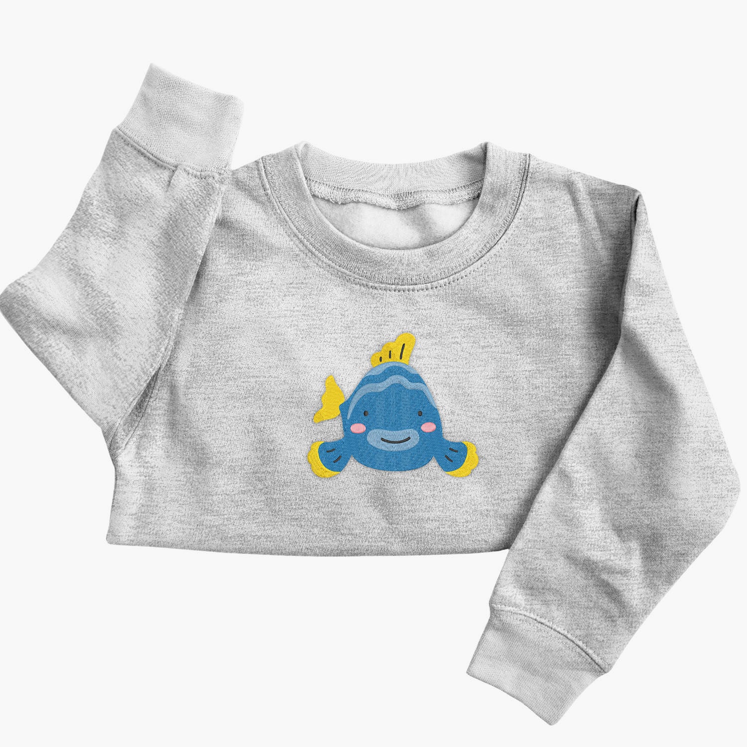 Personalised 'On The Wild Side' Embroidered Children's Fish Jumper