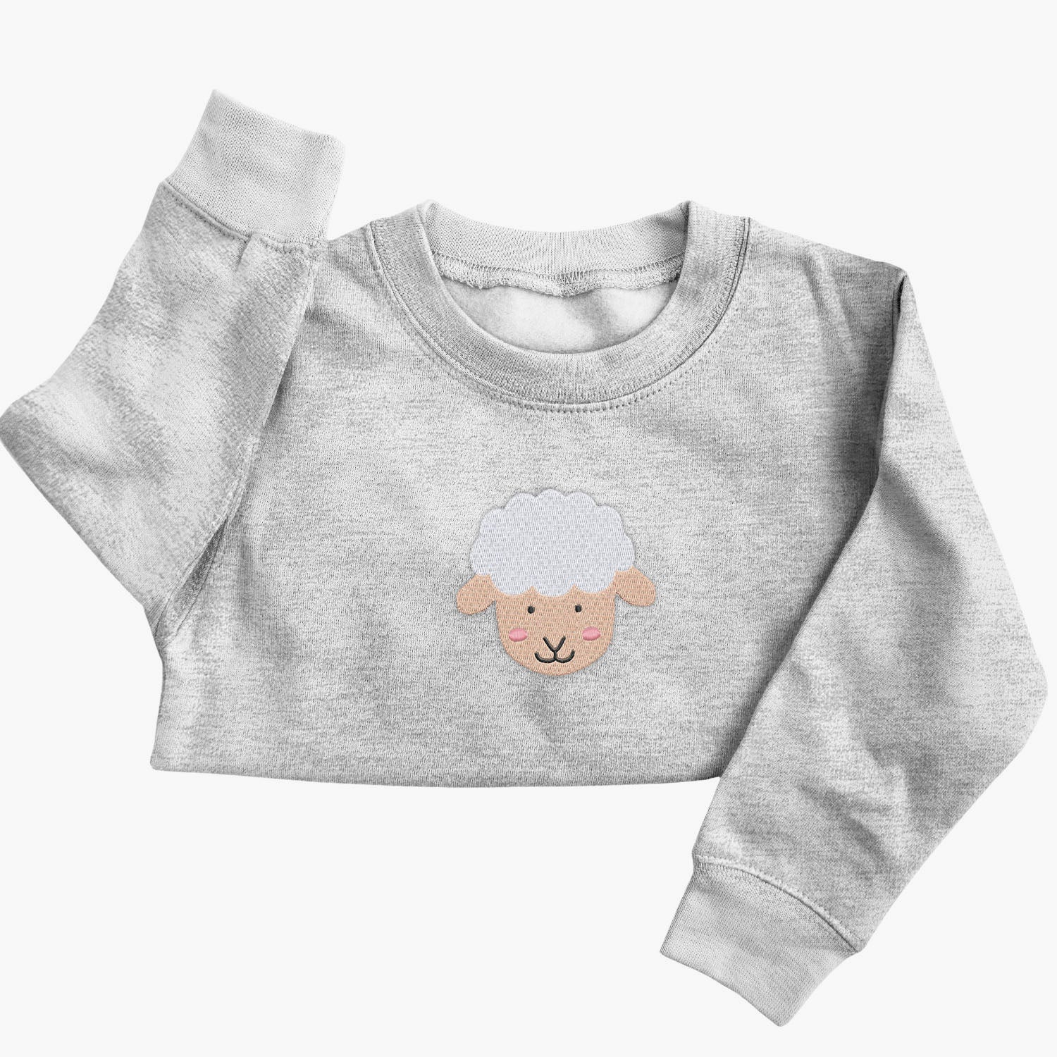 Personalised 'On The Wild Side' Embroidered Children's Sheep Jumper