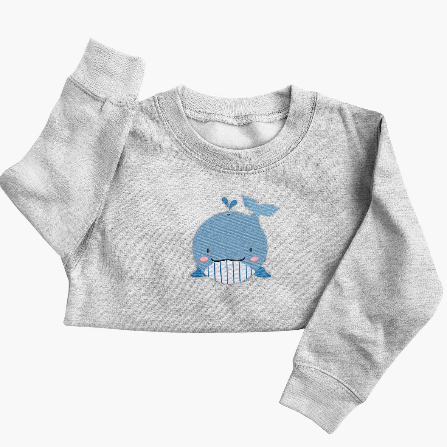 Personalised 'On The Wild Side' Embroidered Children's Whale Jumper